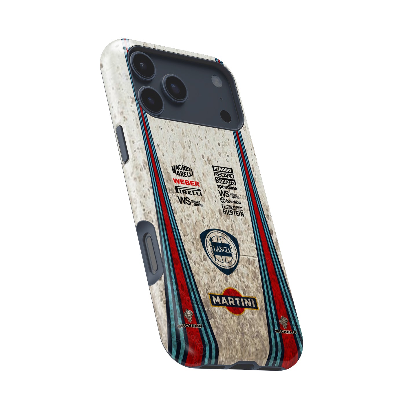 Lancia Delta HF Integrale Martini Livery Phone Case – Rally-Inspired Protection