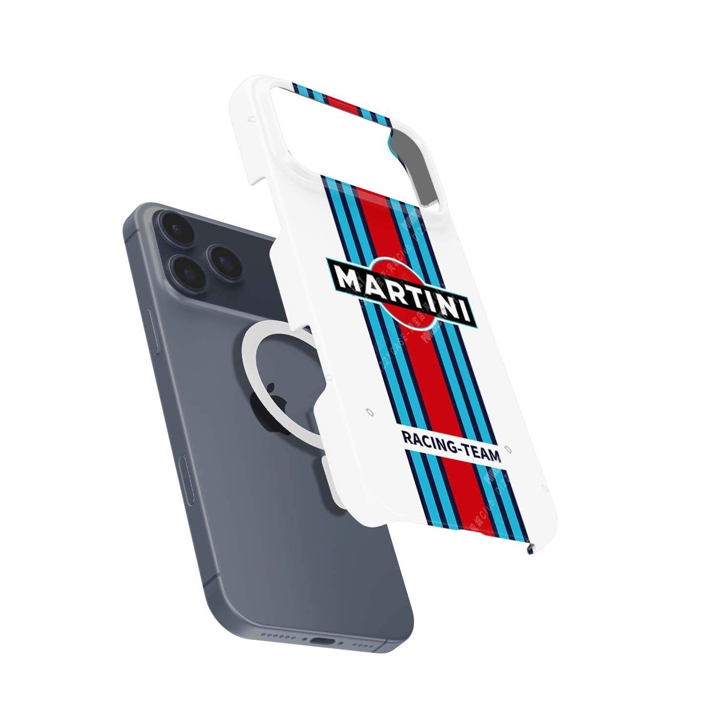 Martini Racing Livery iPhone Case – Classic Racing Heritage for Apple | DIZZY CASE