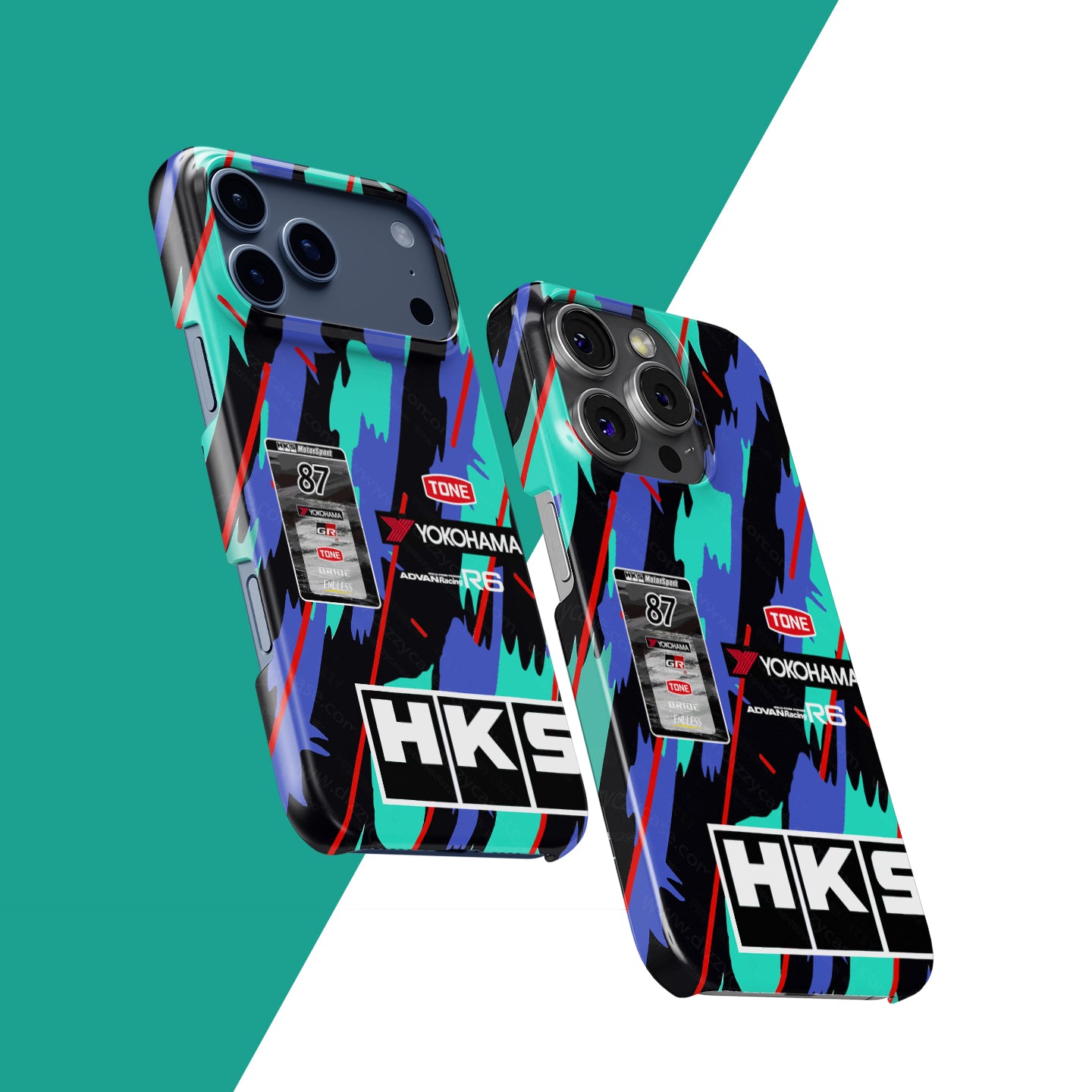 Toyota GR Yaris HKS Livery Phone Case by DIZZY