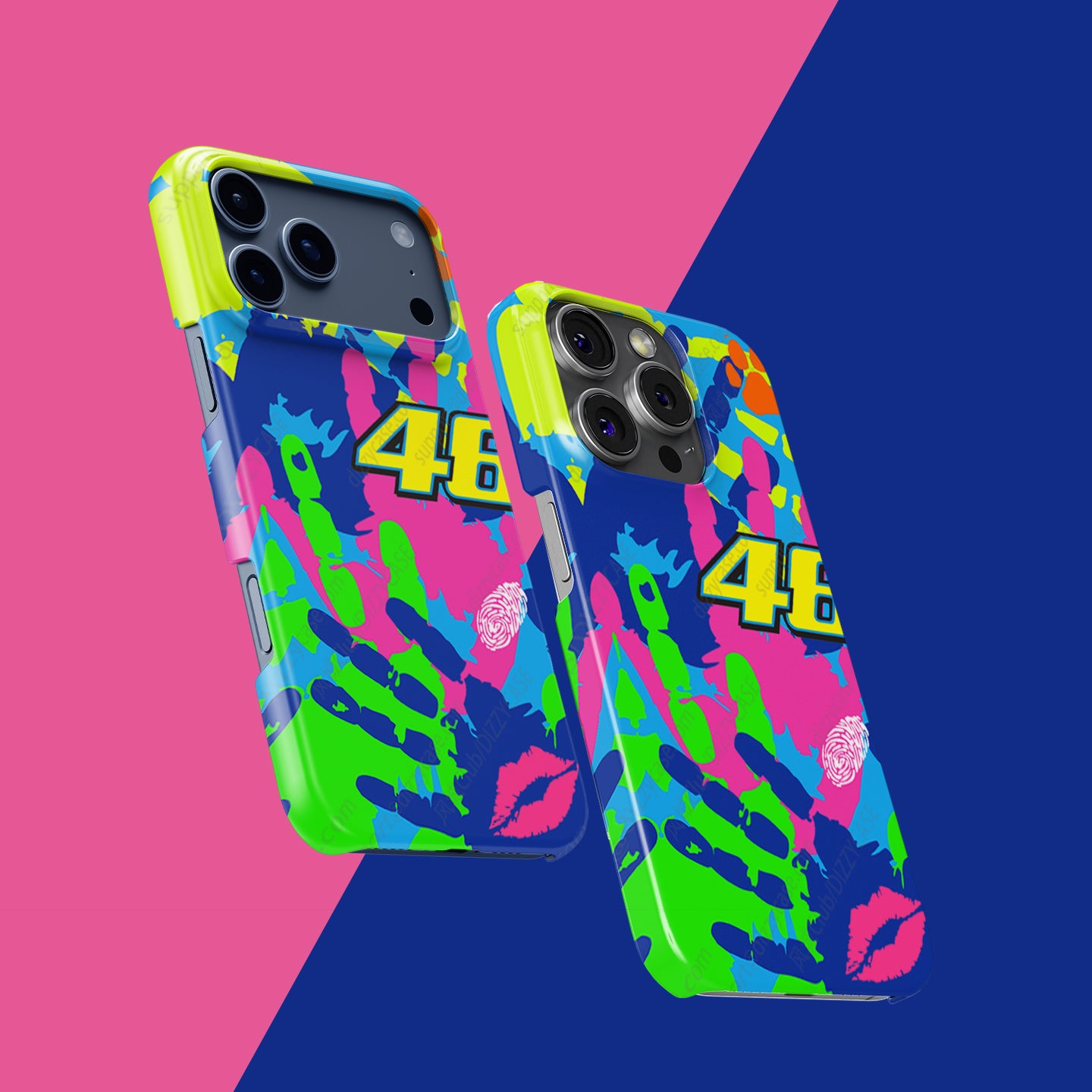 Valentino Rossi’s Misano Special Helmet Livery 2014 Phone Case – Apple Models | DIZZY CASE