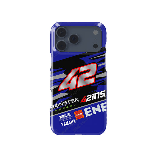 Alex Rins #AR42 Yamaha MotoGP 2024 Livery Phone Case by DIZZY