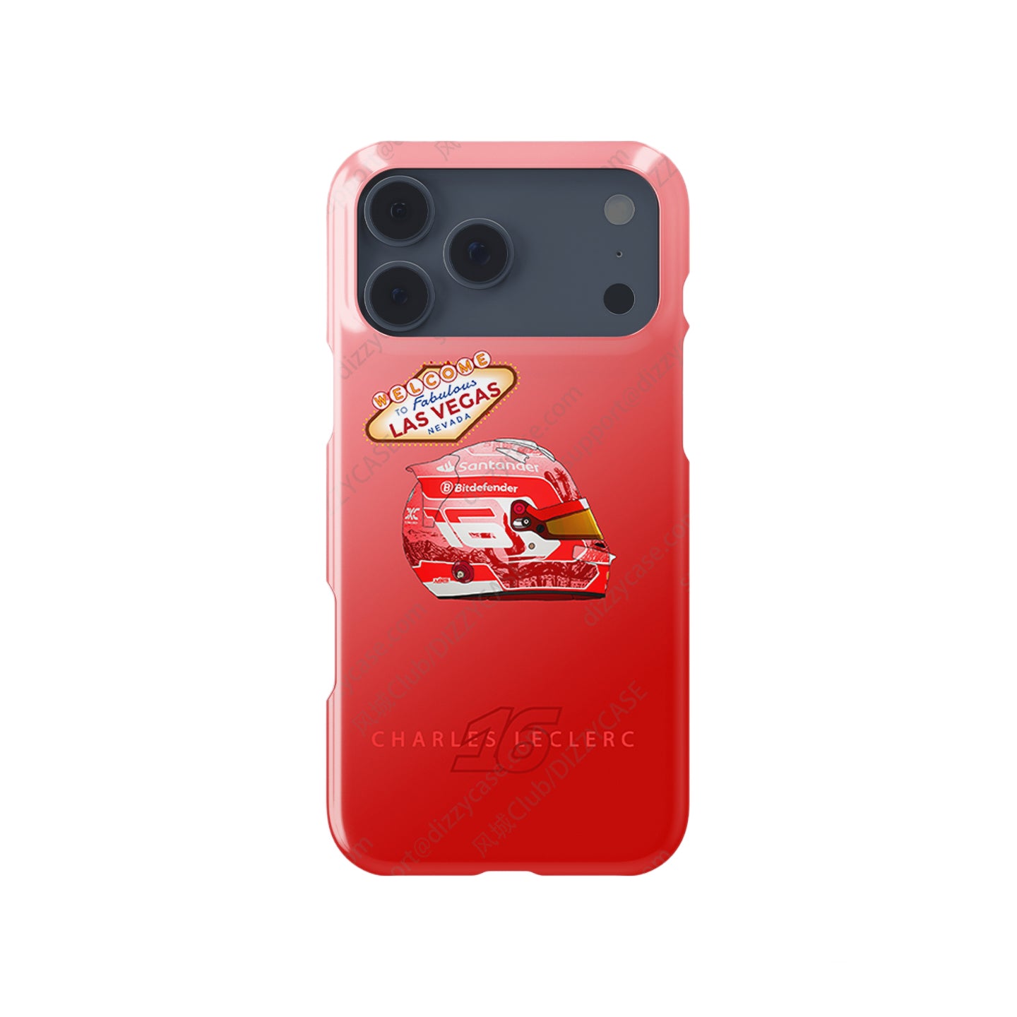Charles Leclerc Las Vegas Grand Prix 2024 F1 Helmet iPhone Case | DIZZY CASE