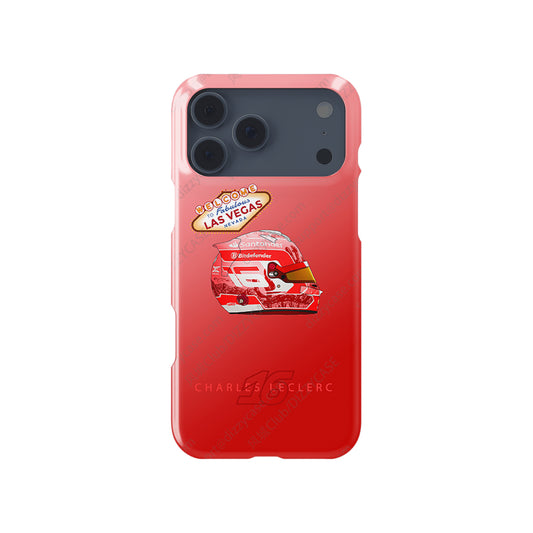Charles Leclerc Las Vegas Grand Prix 2024 F1 Helmet iPhone Case | DIZZY CASE