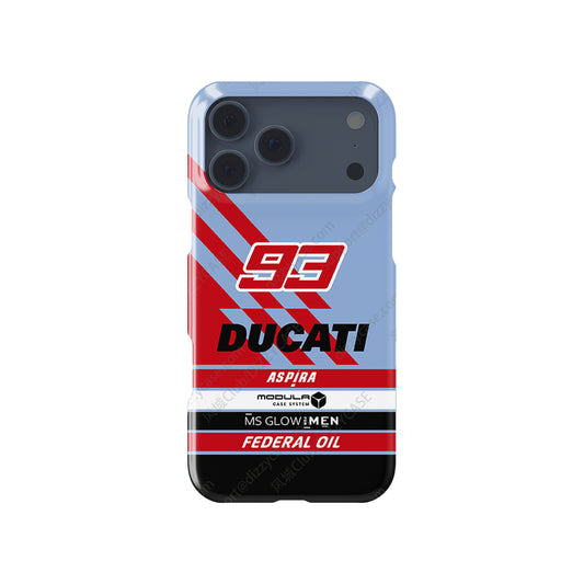 Marc Marquez #93 Gresini Racing Livery Phone Case by DIZZY