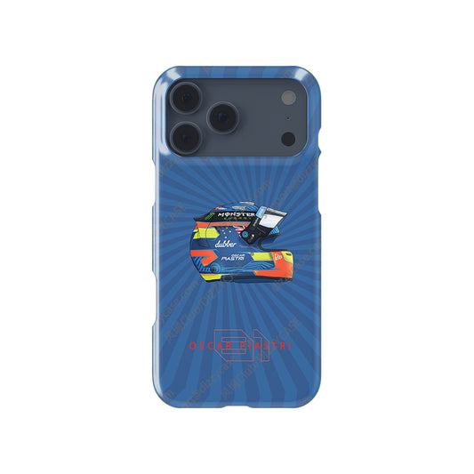 2024 Oscar Piastri McLaren F1 Helmet iPhone Case - F1 Fan Gift