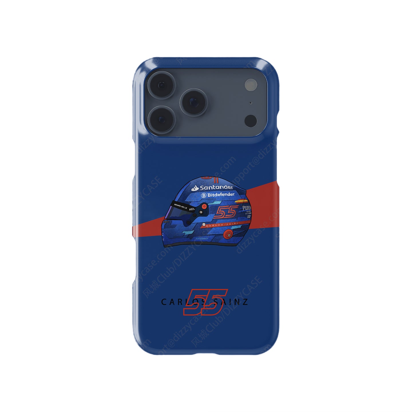 Carlos Sainz 2024 Miami Grand Prix Helmet iPhone Case – F1 Fan Edition | DIZZY CASE