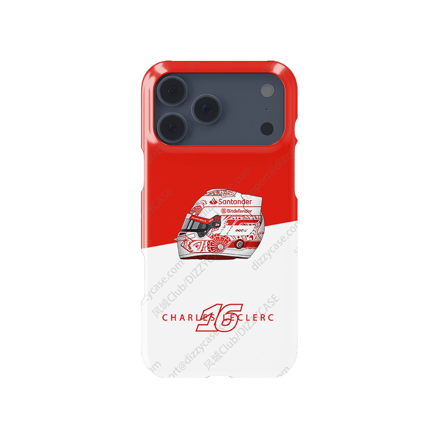 Charles Leclerc Mexico 2024 F1 "Día De Los Muertos" Helmet iPhone Case | DIZZY CASE