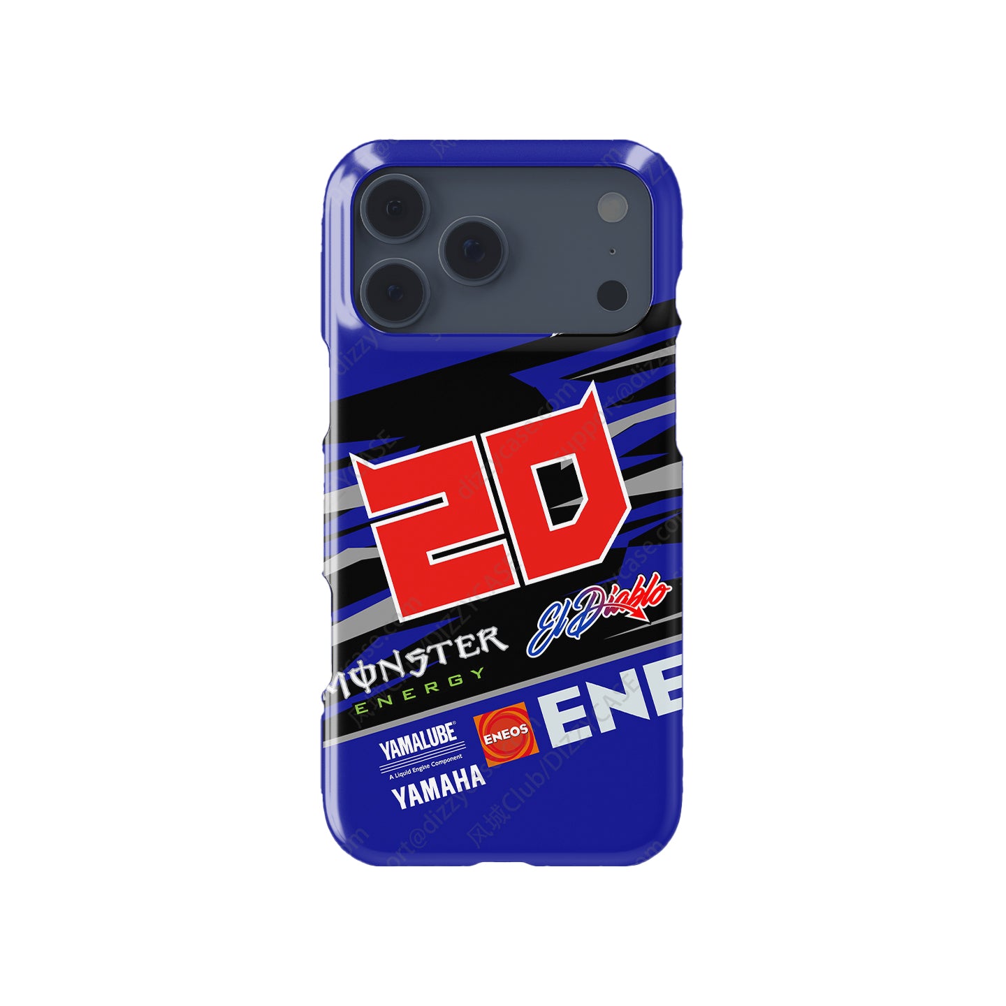 Fabio Quartararo #FQ20 Yamaha MotoGP 2024 Livery Phone Case by DIZZY