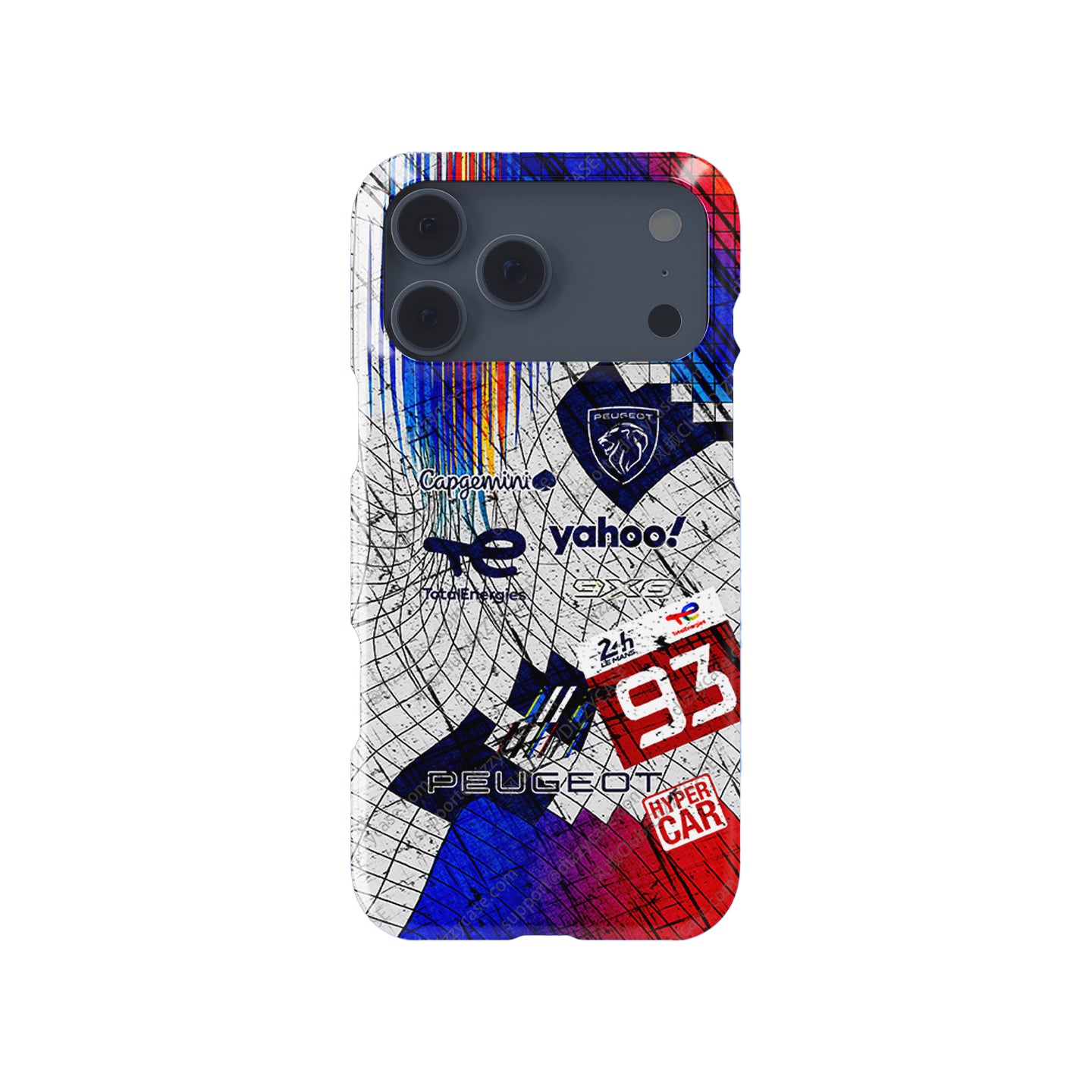Peugeot 9X8 Le Mans 100th Anniversary Phone Case – Hypercar Tribute Livery (Race-Worn Edition)