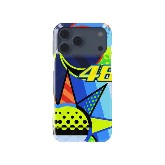 Valentino Rossi Winter Test Sepang 2020 Helmet Phone Case by DIZZY