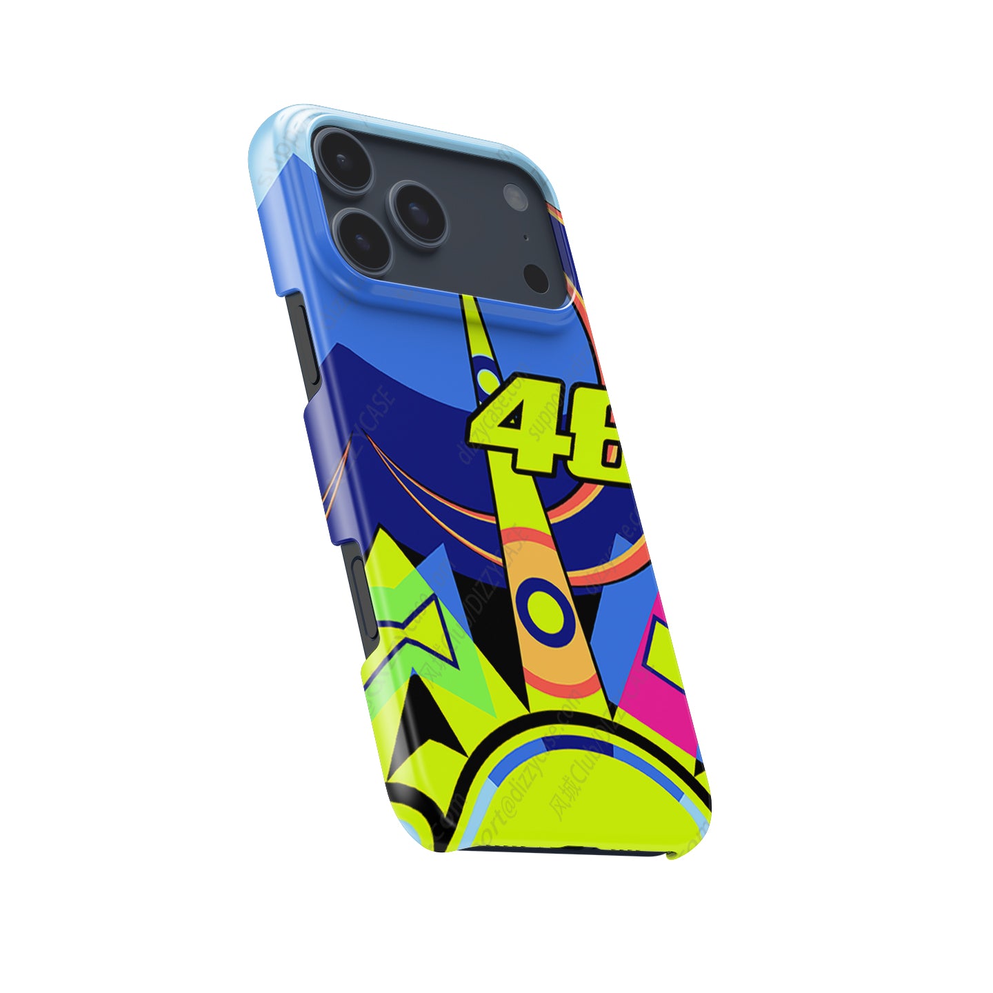 Valentino Rossi Sun And Moon 2016 Helmet Livery Phone Case - Apple Models | DIZZY CASE