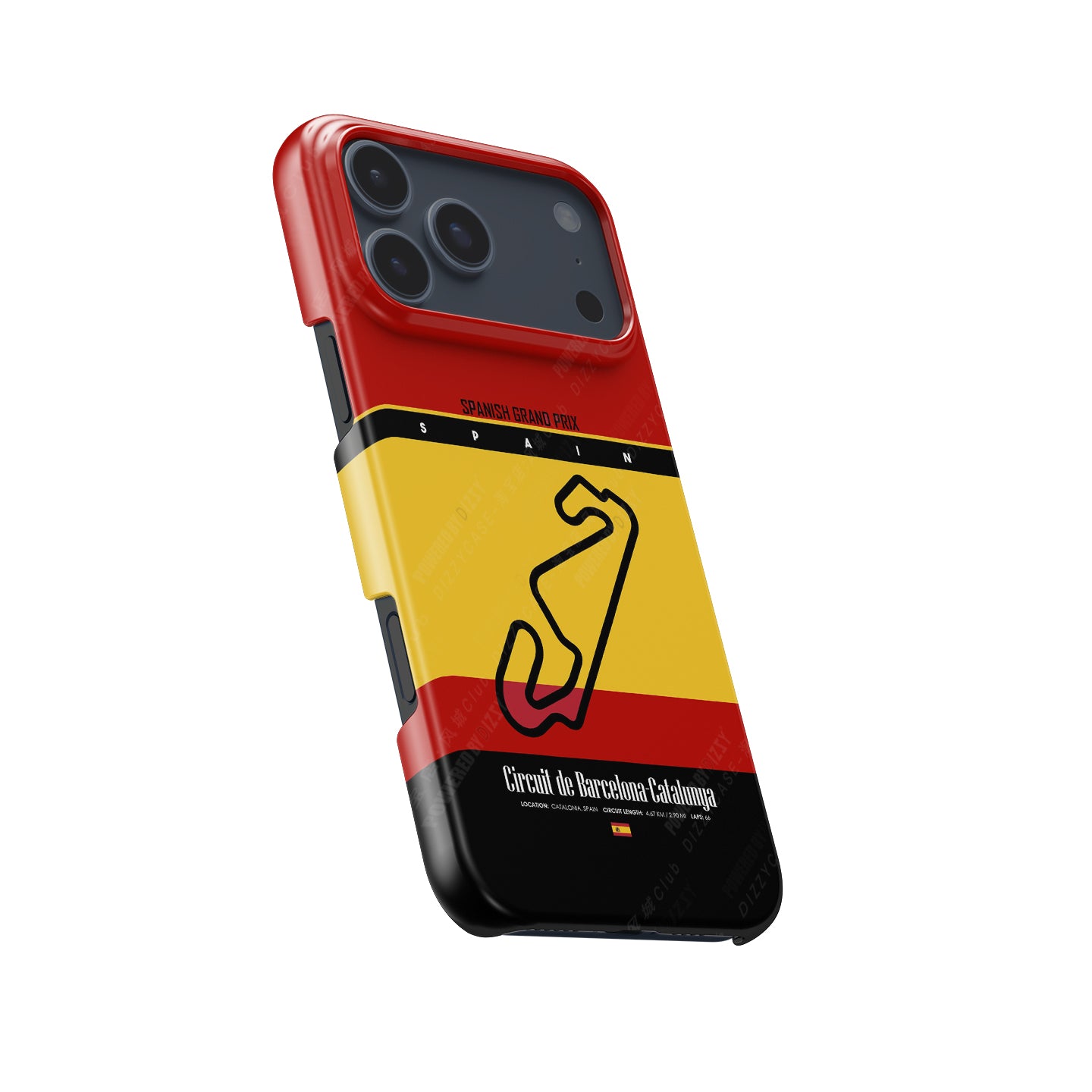 Spanish Grand Prix Track Map iPhone Case – For F1 Fans | DIZZY CASE
