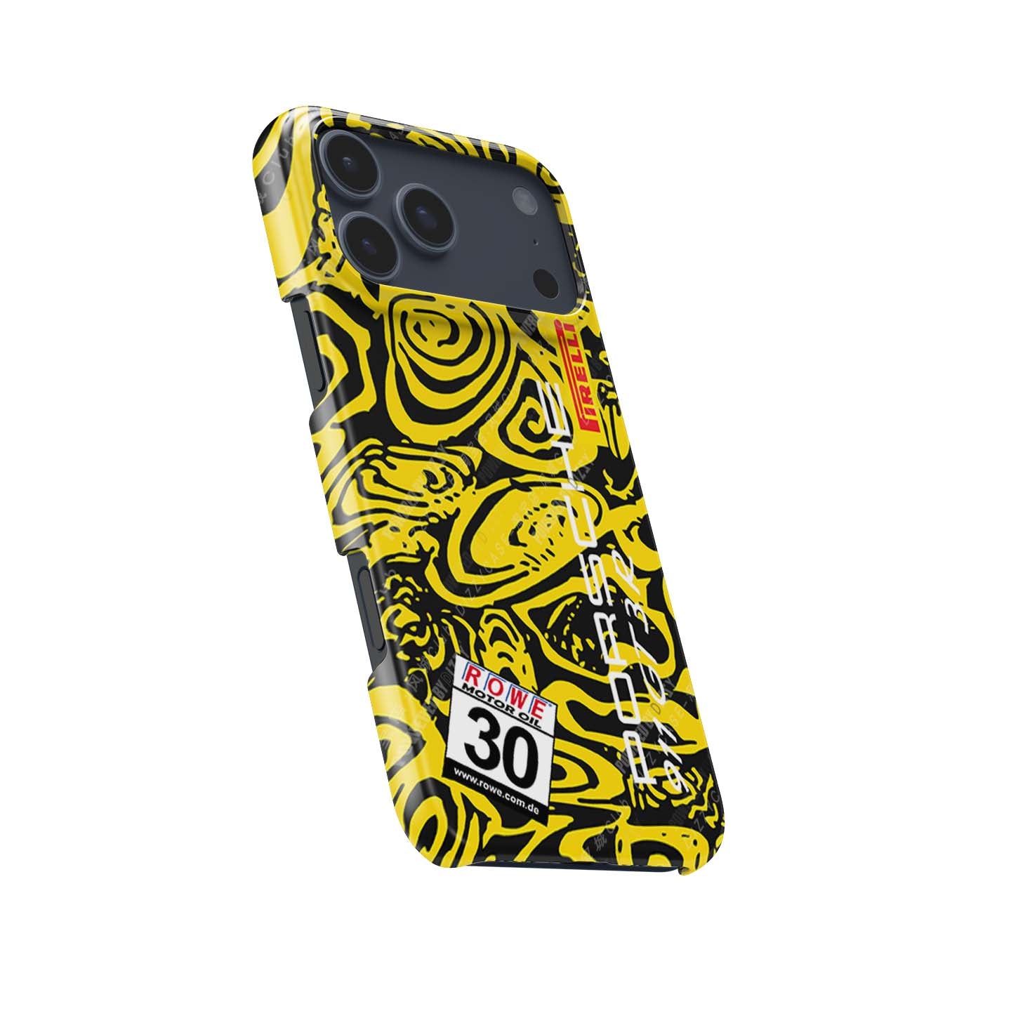 Dinamic Motorsport Porsche 911 GT3R Phone Case: Bold Camouflage Design | DIZZY CASE
