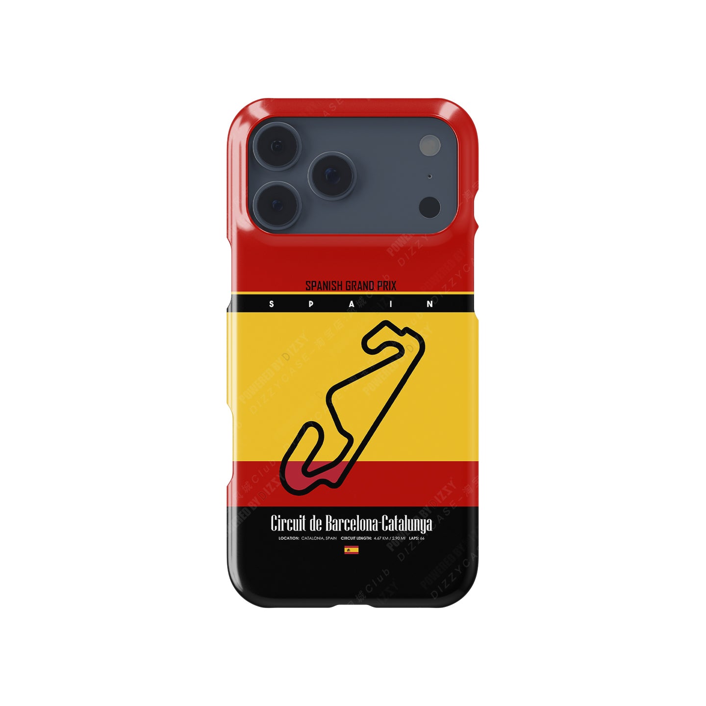 Spanish Grand Prix Track Map iPhone Case – For F1 Fans | DIZZY CASE