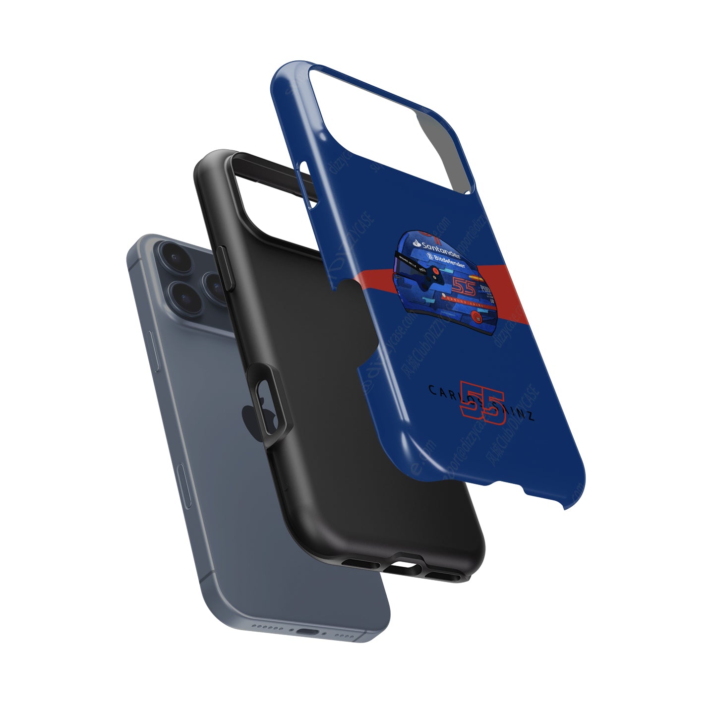 Carlos Sainz 2024 Miami Grand Prix Helmet iPhone Case – F1 Fan Edition | DIZZY CASE