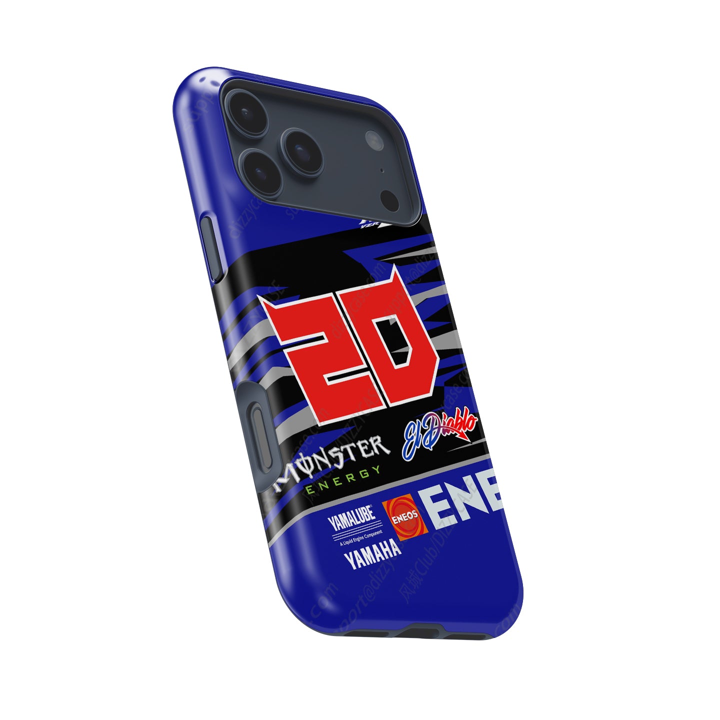 Fabio Quartararo #FQ20 Yamaha MotoGP 2024 Livery Phone Case by DIZZY