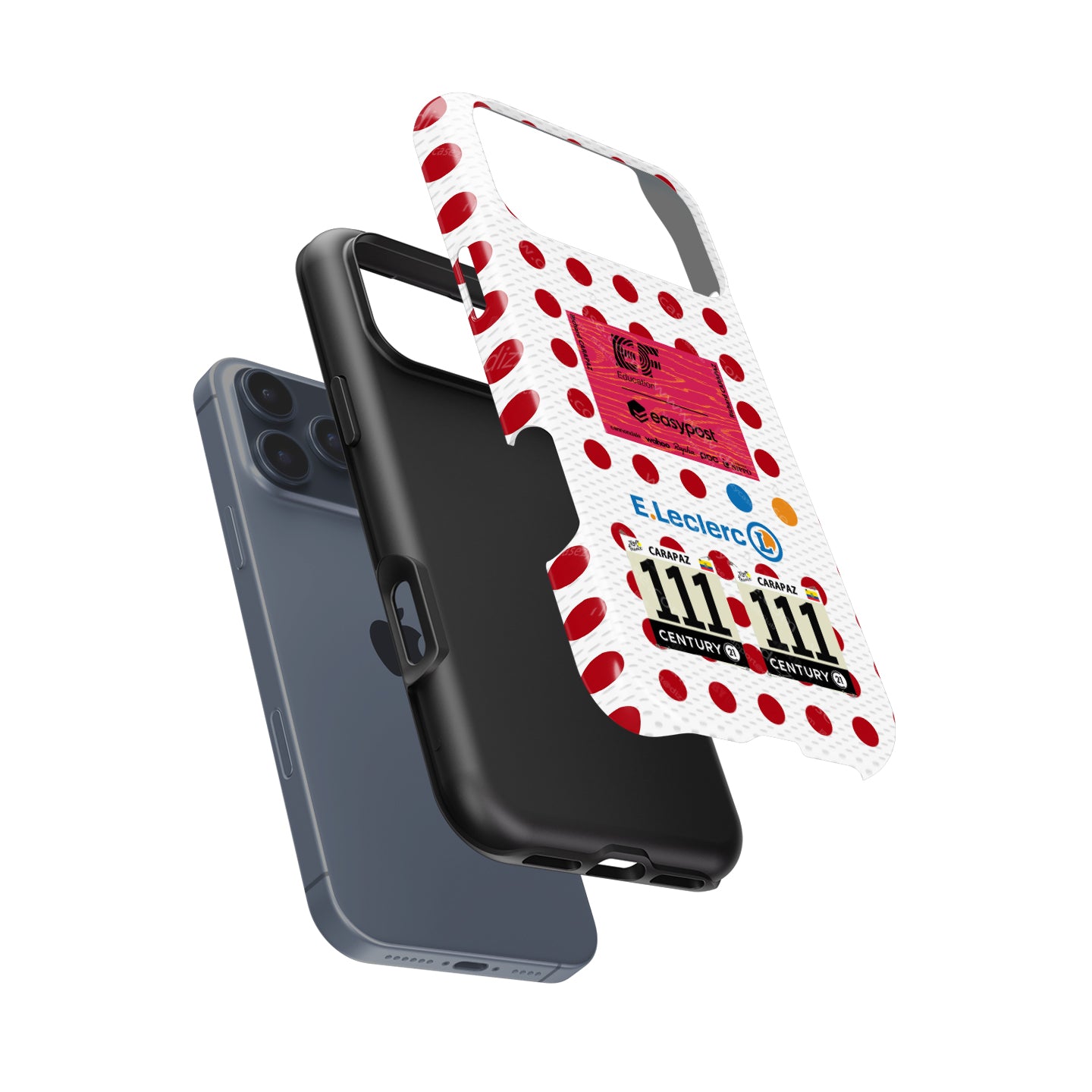 Richard Carapaz Polka Dot Jersey King of the Mountains Phone Case by DIZZY