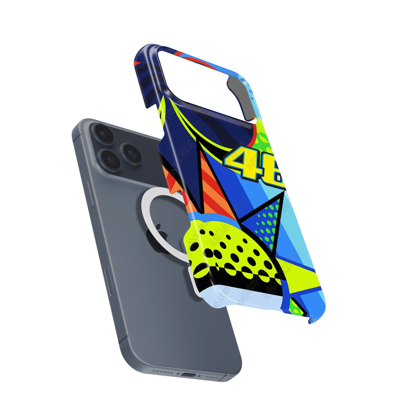 Valentino Rossi Winter Test Sepang 2020 Helmet Phone Case by DIZZY | DIZZY CASE