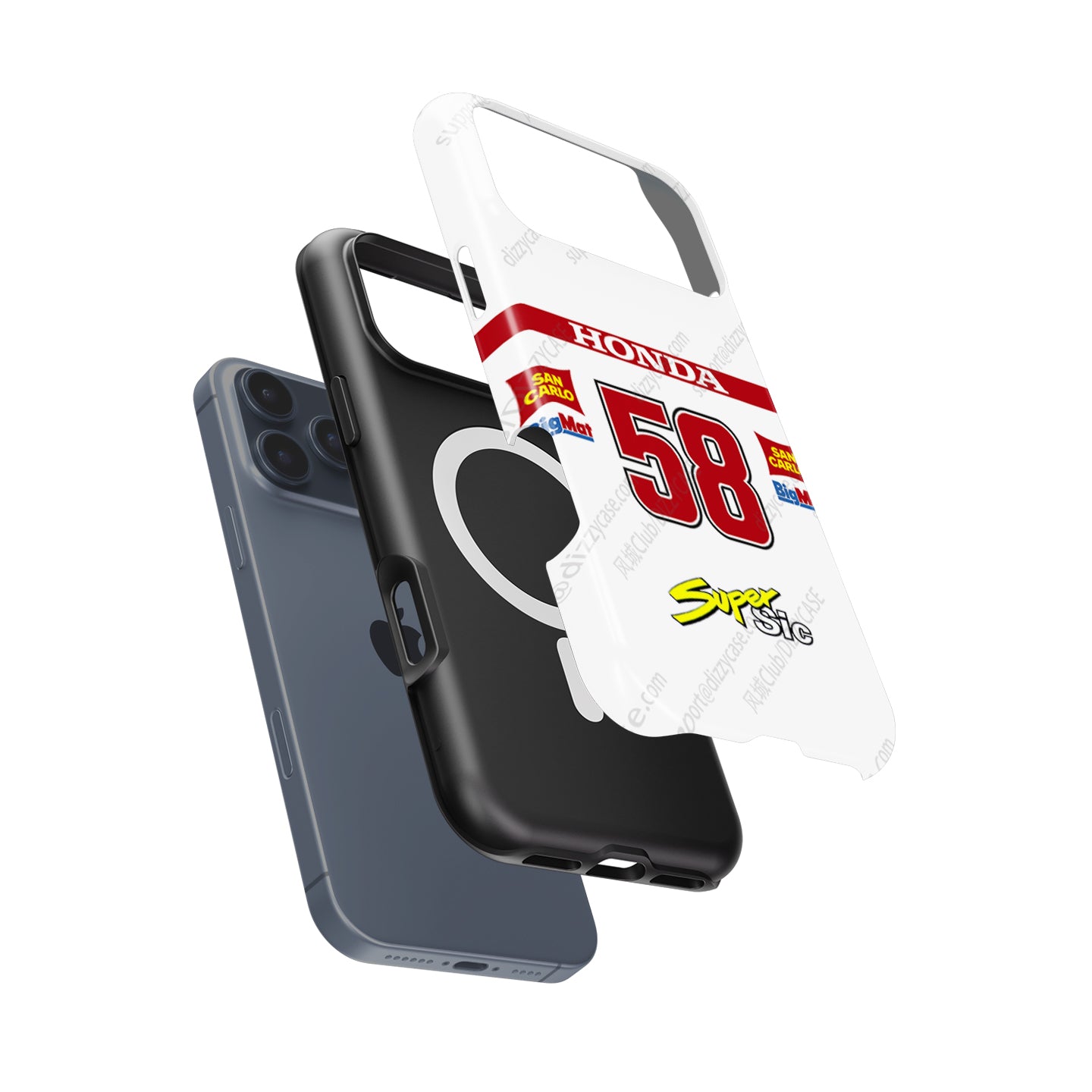 Marco Simoncelli HONDA RC212V Livery Phone Case by DIZZY