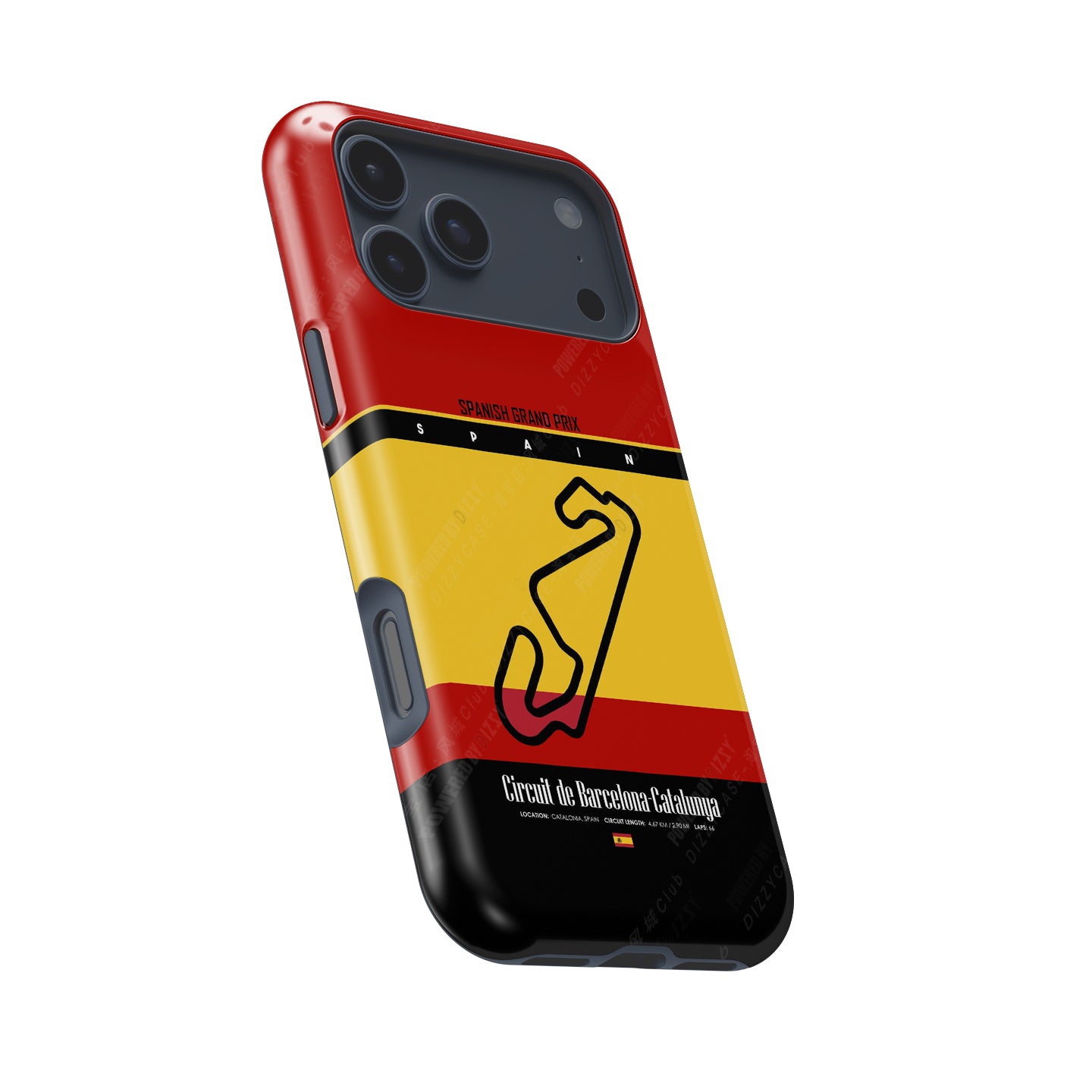 Spanish Grand Prix Track Map iPhone Case – For F1 Fans | DIZZY CASE