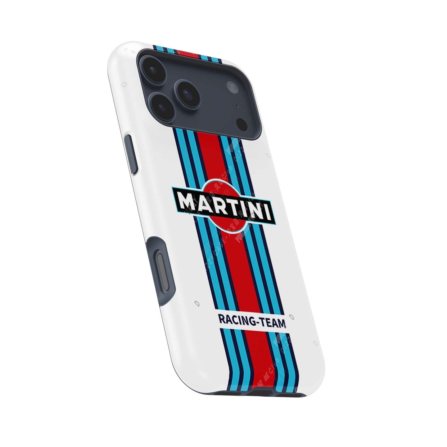 Martini Racing Livery iPhone Case – Classic Racing Heritage for Apple | DIZZY CASE