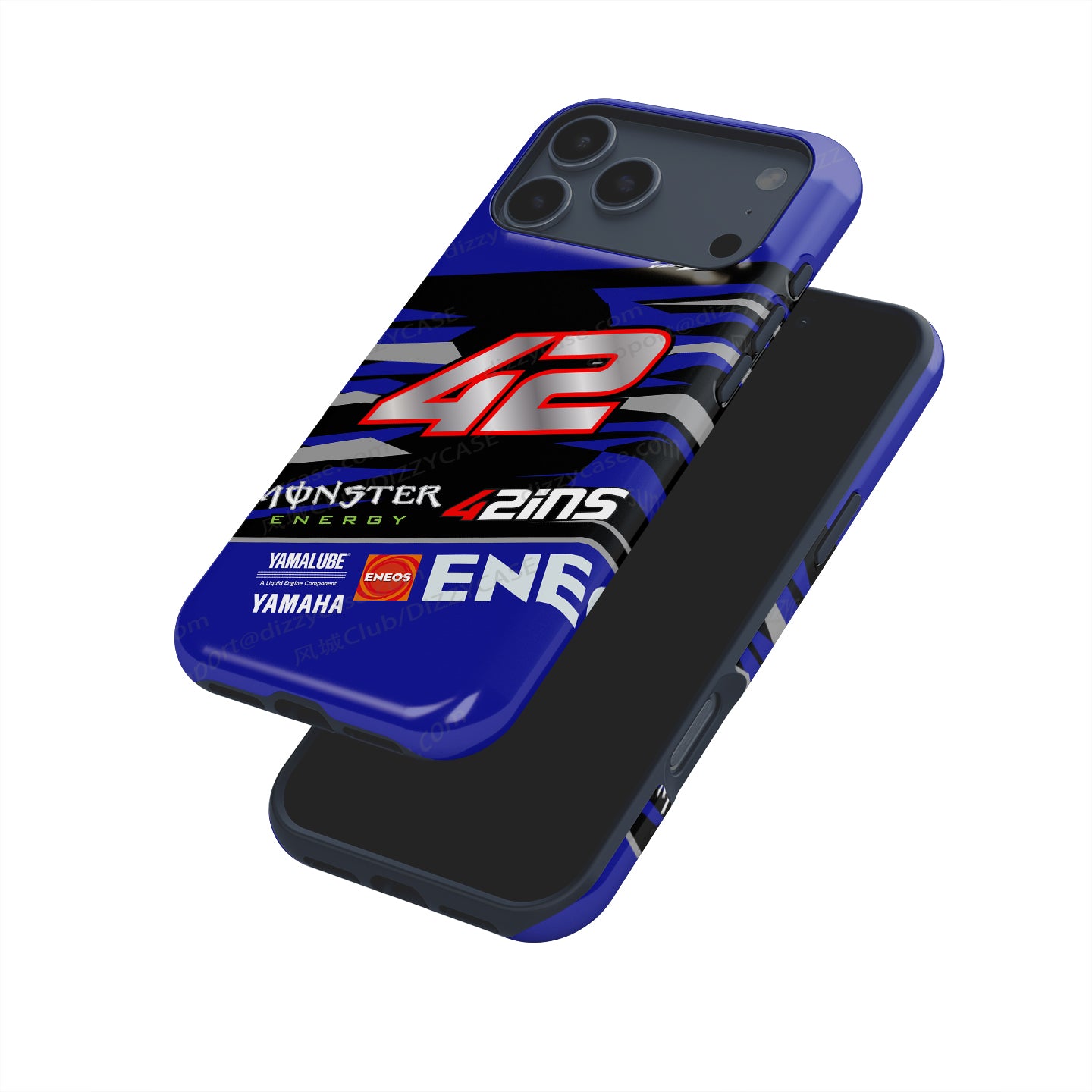 Alex Rins #AR42 Yamaha MotoGP 2024 Livery Phone Case by DIZZY
