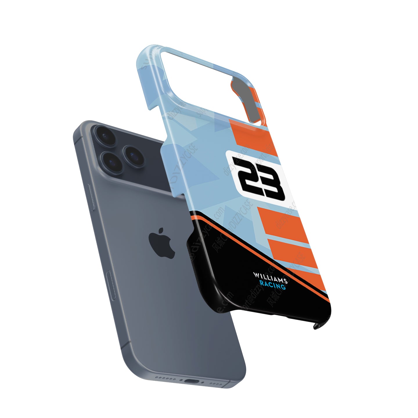 Williams Gulf Livery Alex Albon Phone Case: Bold Racing Style | DIZZY CASE