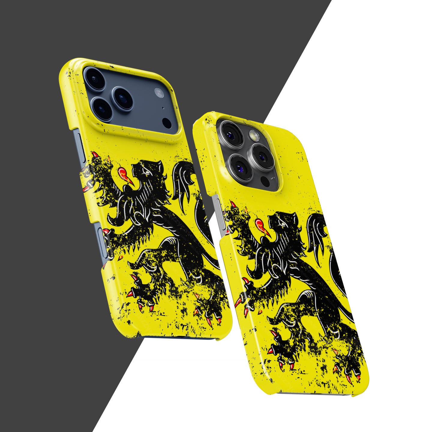Flemish Lion Cycling Heritage Phone Case – Spring Classics Edition (For iPhone)