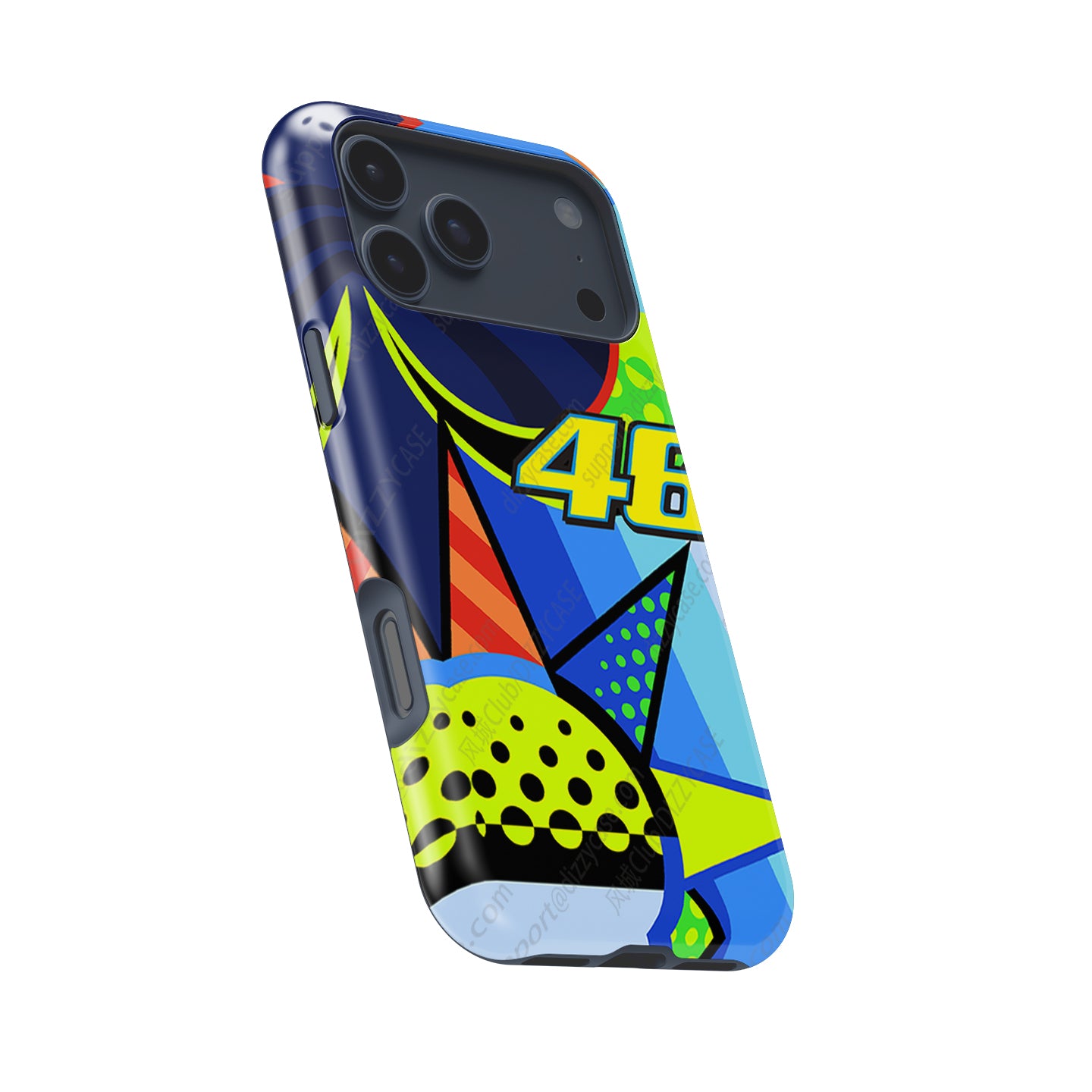 Valentino Rossi Winter Test Sepang 2020 Helmet Phone Case by DIZZY | DIZZY CASE