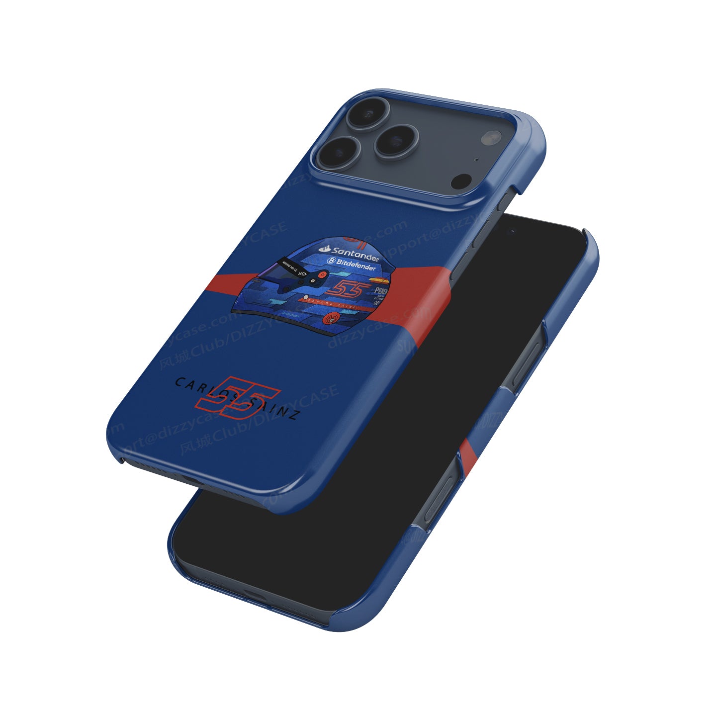 Carlos Sainz 2024 Miami Grand Prix Helmet iPhone Case – F1 Fan Edition | DIZZY CASE