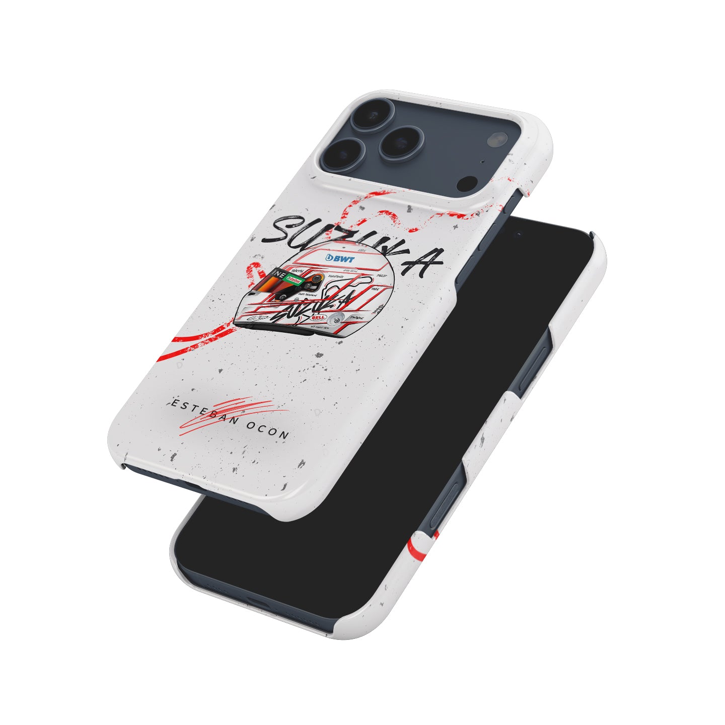 Esteban Ocon 2023 Japanese GP Helmet Phone Case - Apple Edition | DIZZY CASE