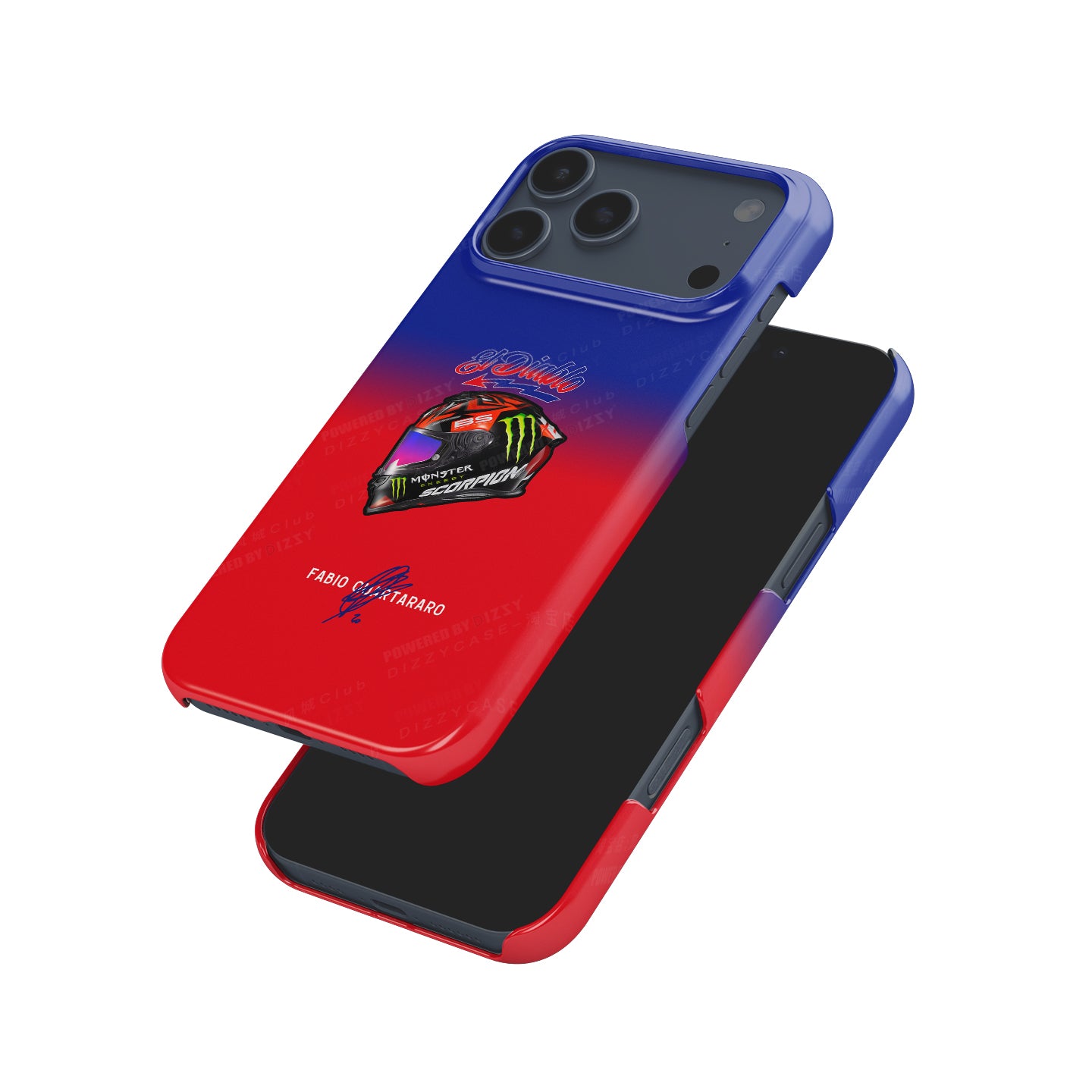Fabio Quartararo 2022 Helmet MotoGP Phone Case: Race-Ready Style
