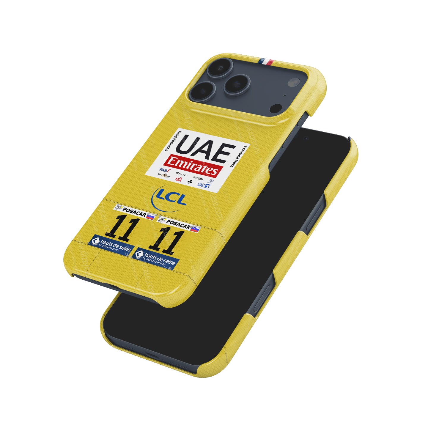 Tadej Pogacar 2024 Tour de France Yellow Jersey Phone Case by DIZZY