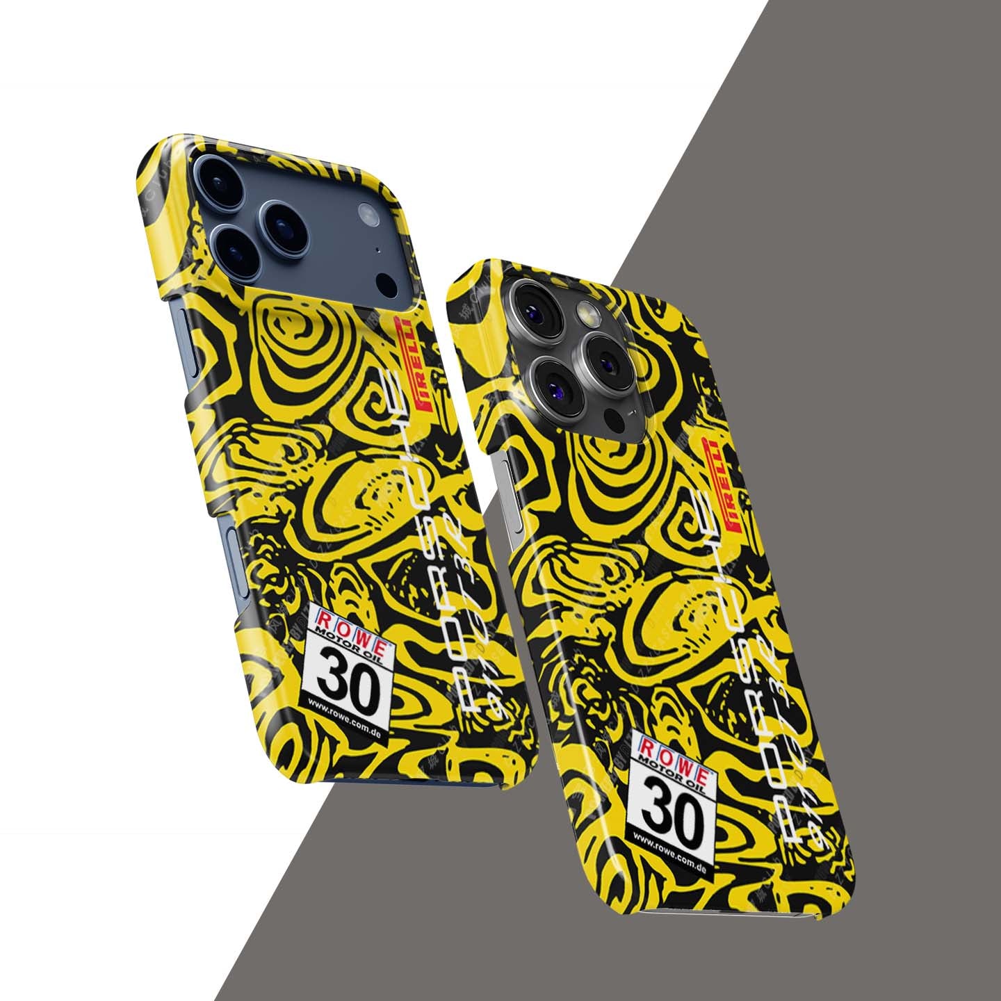 Dinamic Motorsport Porsche 911 GT3R Phone Case: Bold Camouflage Design | DIZZY CASE