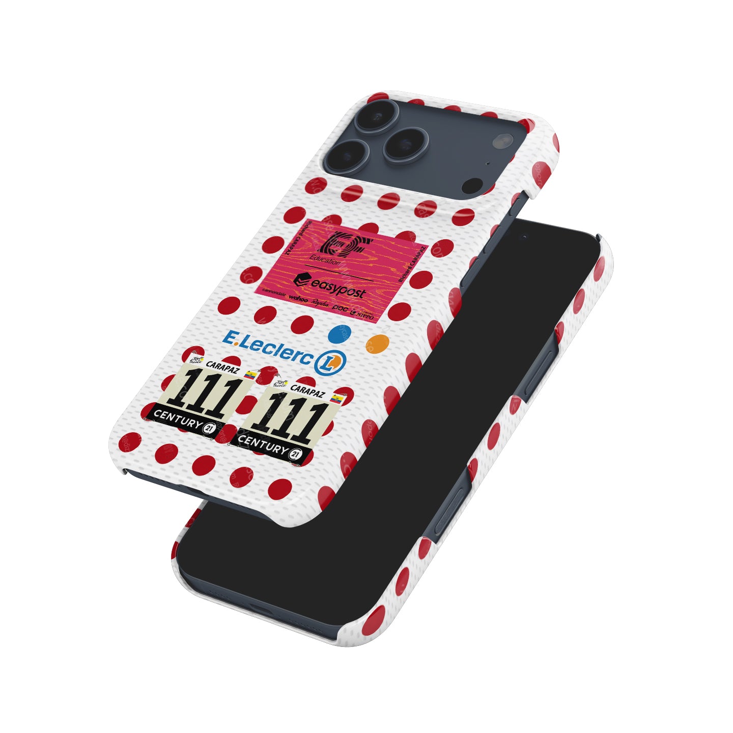 Richard Carapaz Polka Dot Jersey King of the Mountains Phone Case by DIZZY