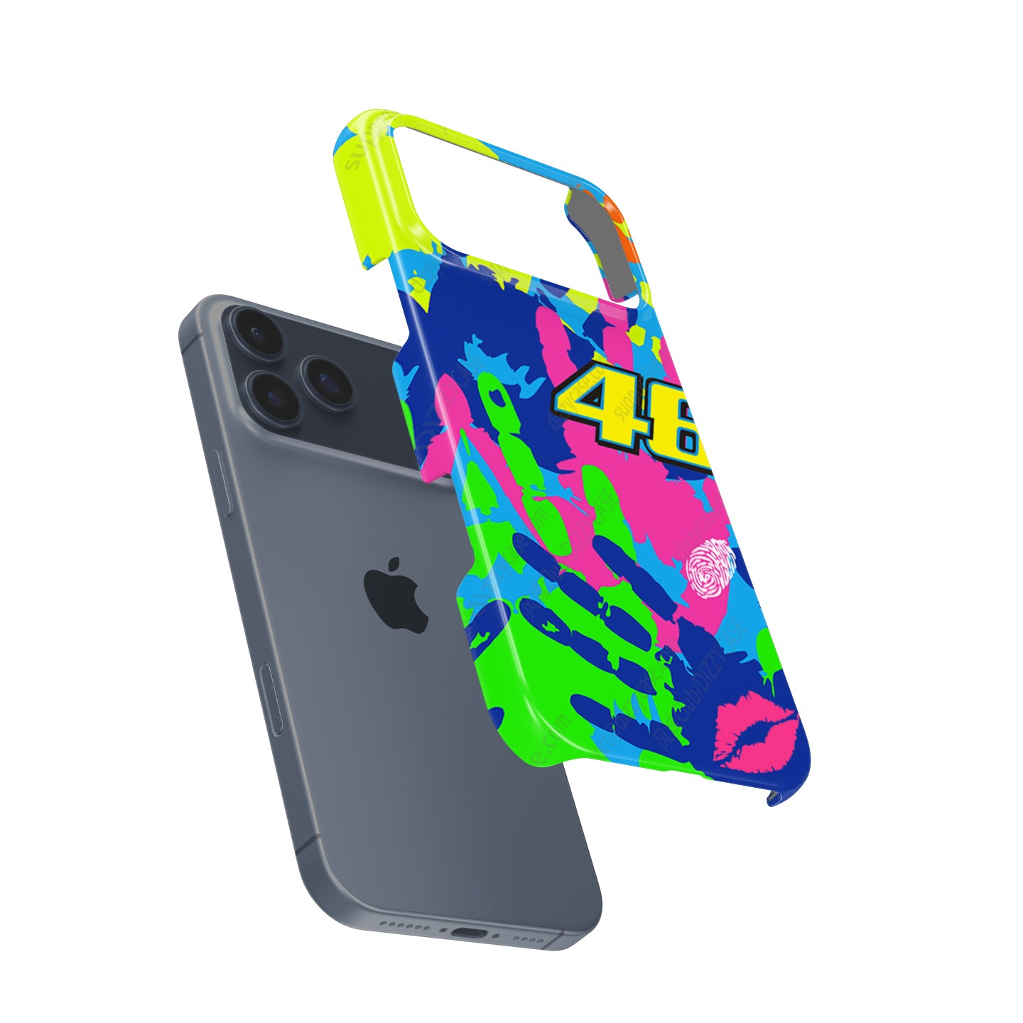 Valentino Rossi’s Misano Special Helmet Livery 2014 Phone Case – Apple Models | DIZZY CASE
