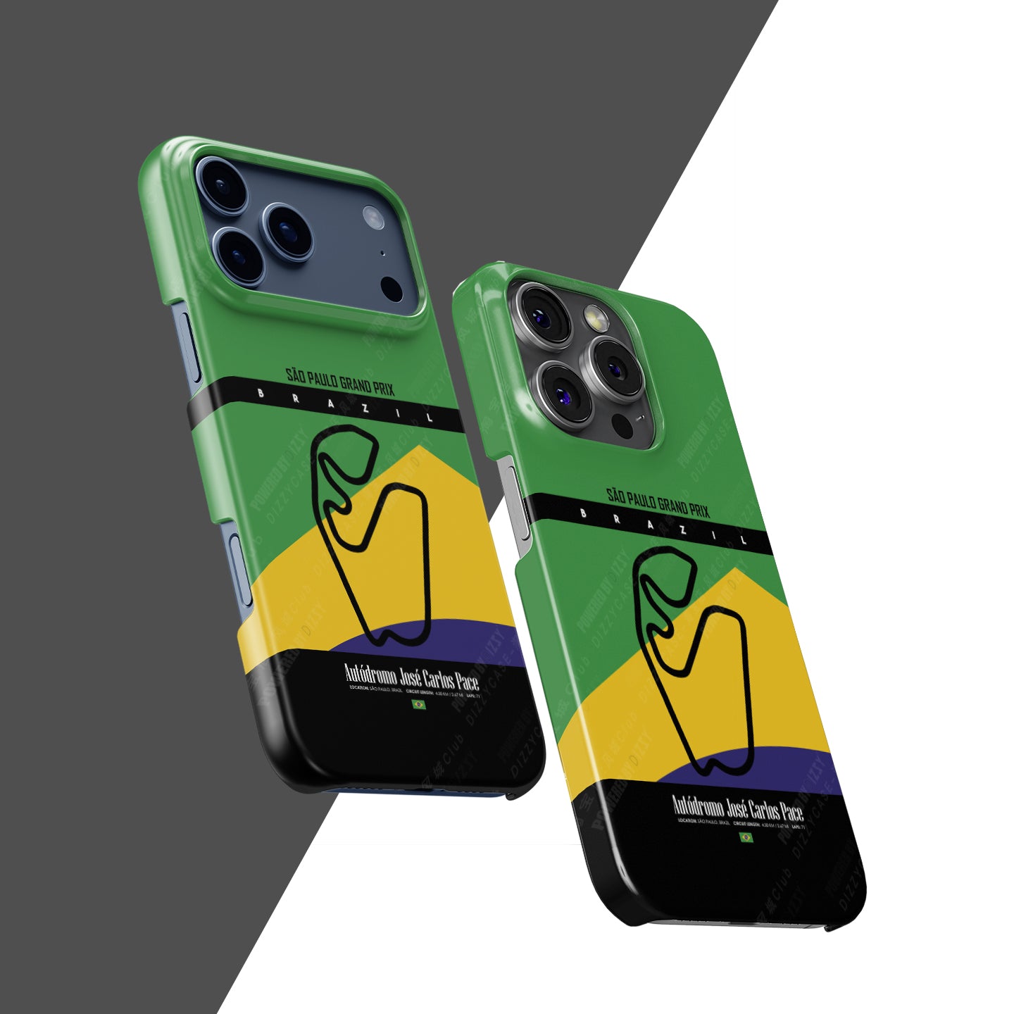 São Paulo Grand Prix iPhone Case – Iconic Track Map | DIZZY CASE