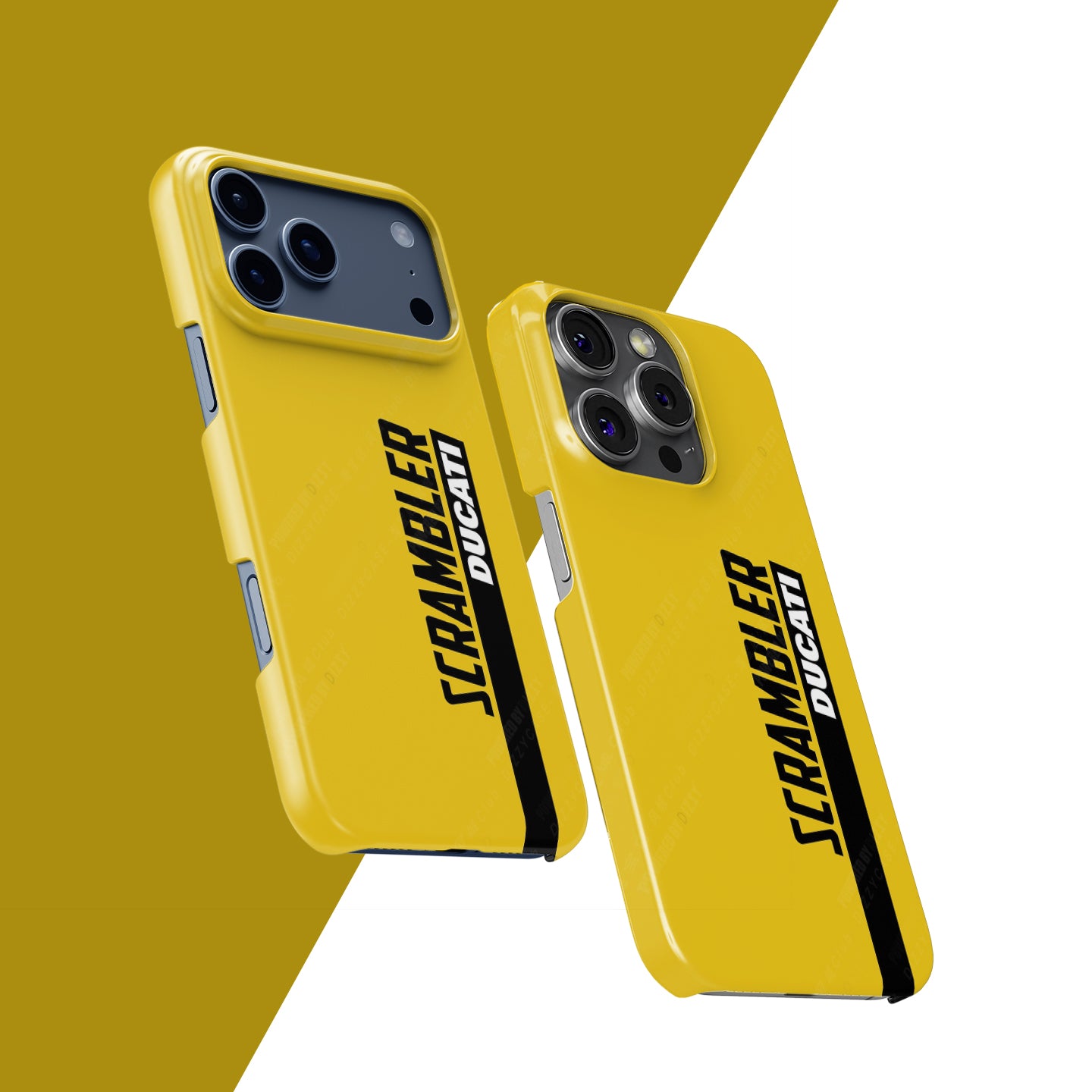 Ride in Style: Scrambler Ducati Yellow Livery Phone Case | DIZZY CASE