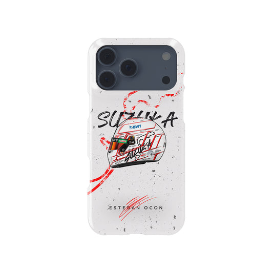 Esteban Ocon 2023 Japanese GP Helmet Phone Case - Apple Edition | DIZZY CASE