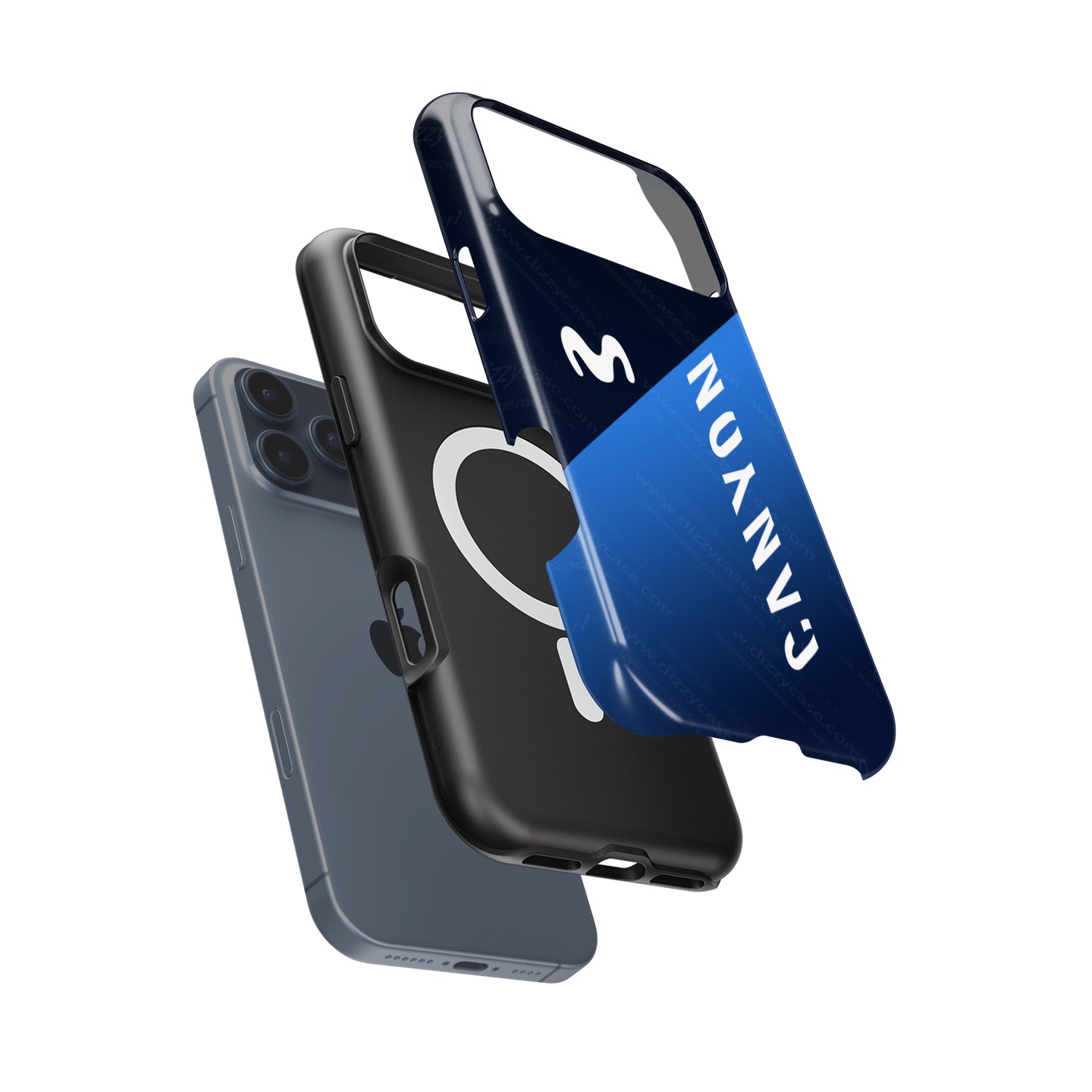 Movistar Team 2024 Canyon Road Bike Livery Phone Case by DIZZY | DIZZY CASE
