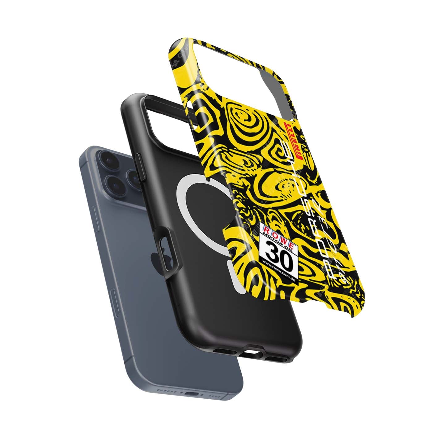 Dinamic Motorsport Porsche 911 GT3R Phone Case: Bold Camouflage Design | DIZZY CASE