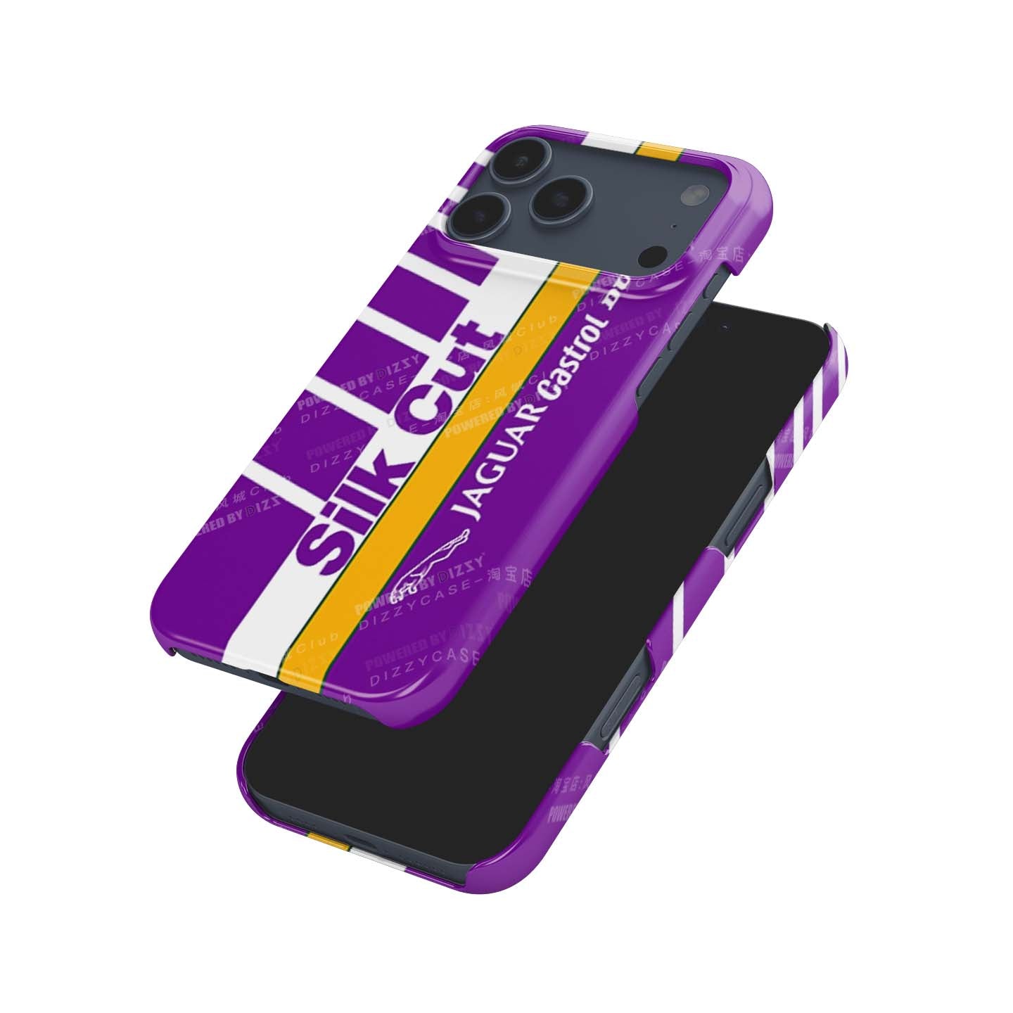 Jaguar XJR9-LM Silk Cut Livery Phone Case: Racing Style & Protection | DIZZY CASE