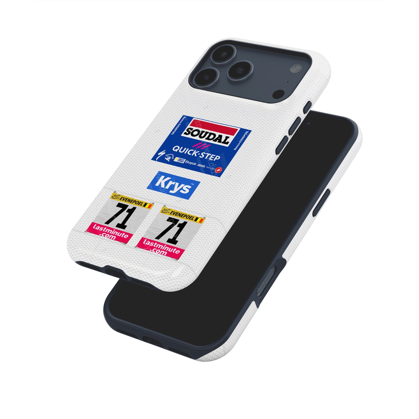 Remco Evenepoel White Jersey Best Young Rider Phone Case by DIZZY