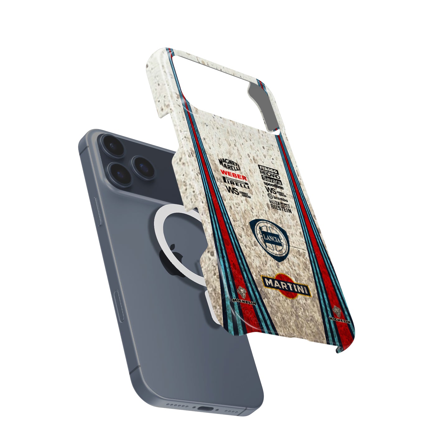 Lancia Delta HF Integrale Martini Livery Phone Case – Rally-Inspired Protection