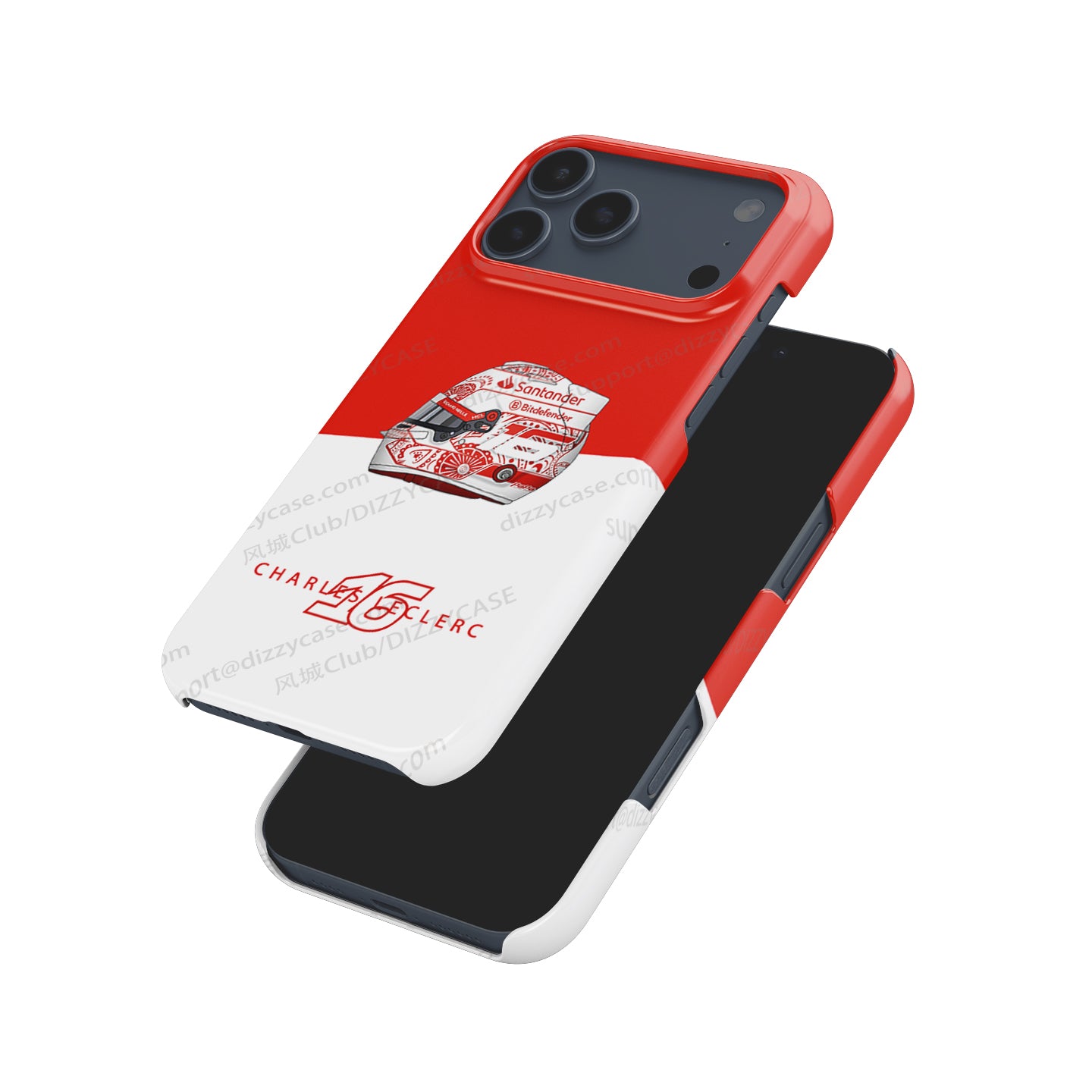 Charles Leclerc Mexico 2024 F1 "Día De Los Muertos" Helmet iPhone Case | DIZZY CASE