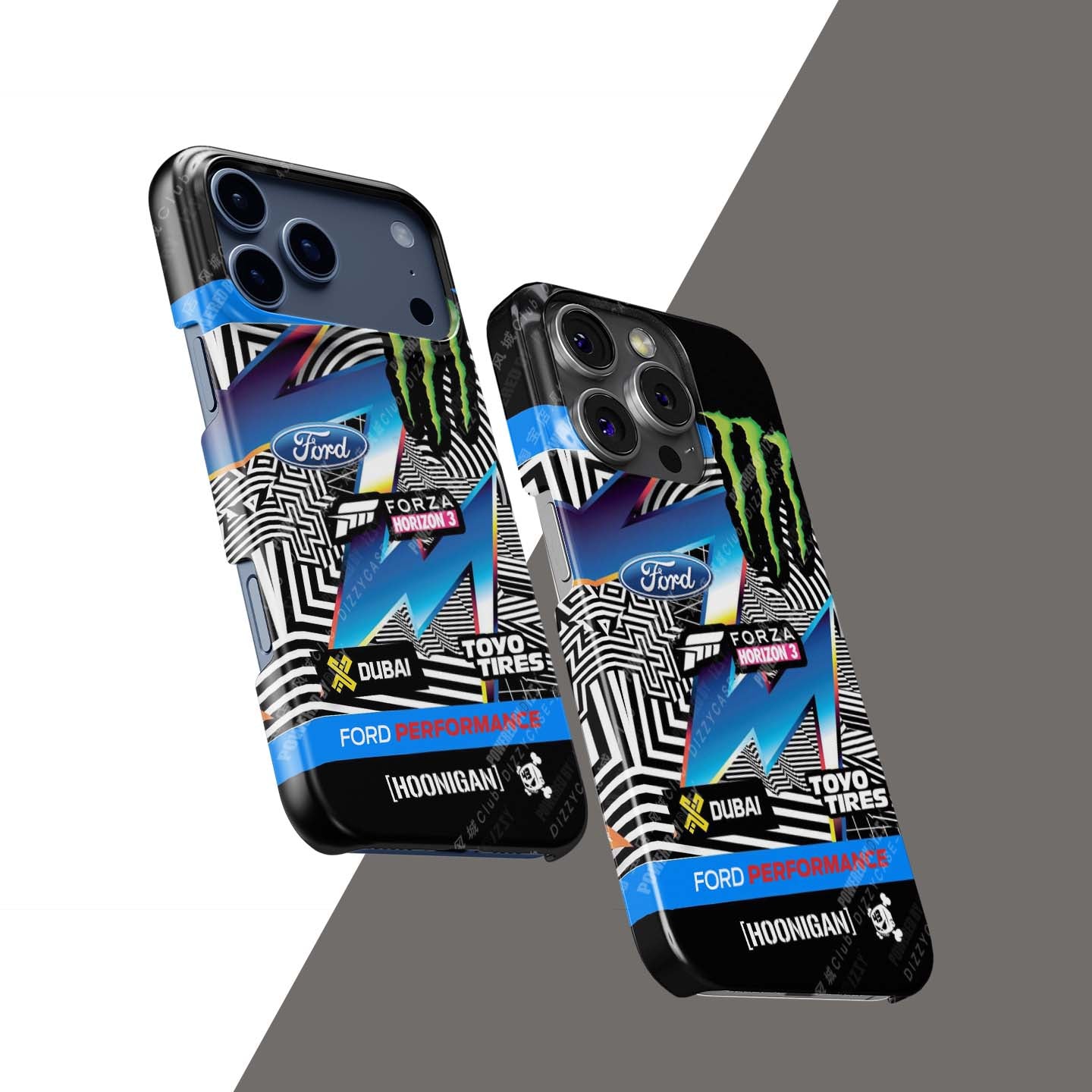 Ken Block Ford Fiesta RS Gymkhana 8 Phone Case: Bold Rally Style