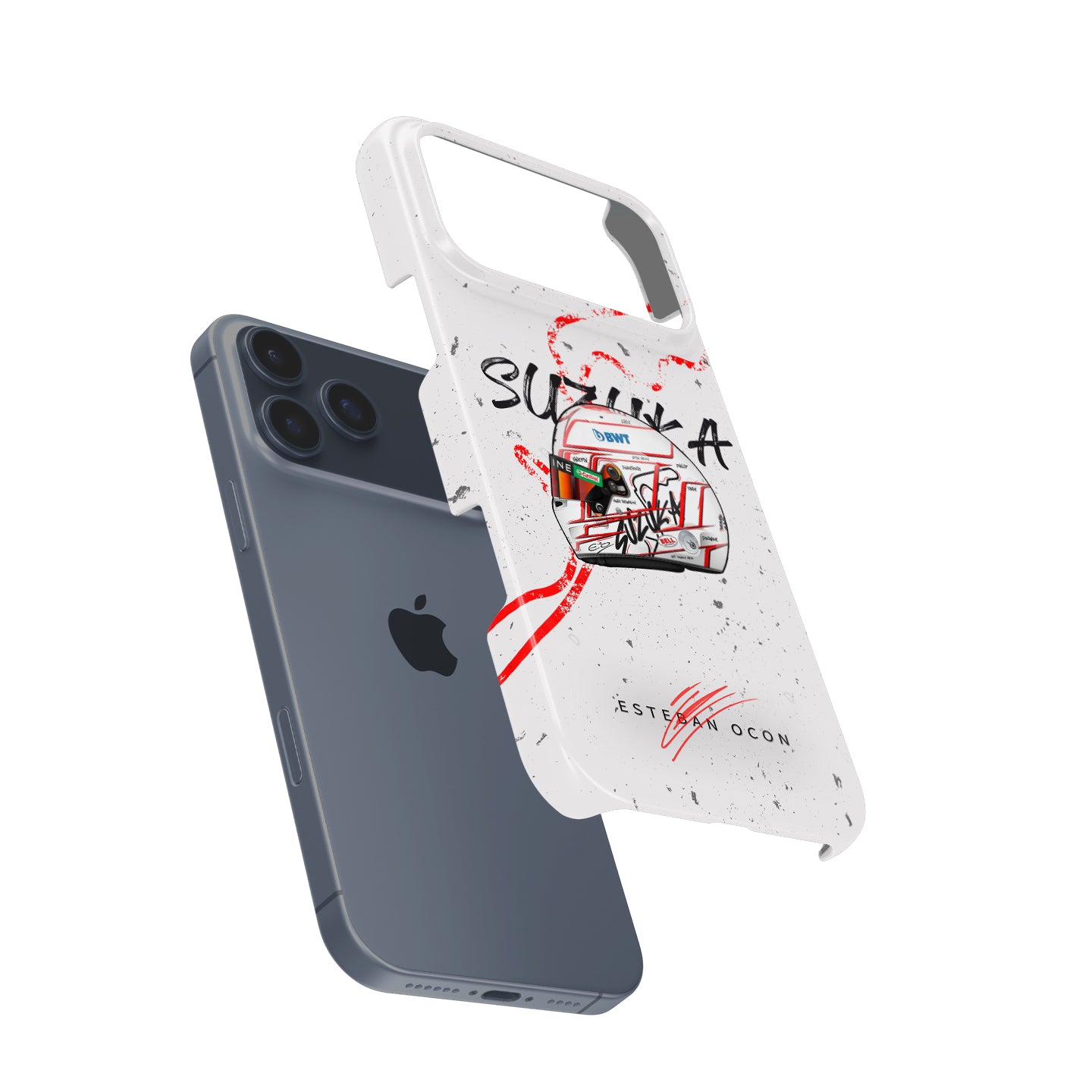 Esteban Ocon 2023 Japanese GP Helmet Phone Case - Apple Edition | DIZZY CASE