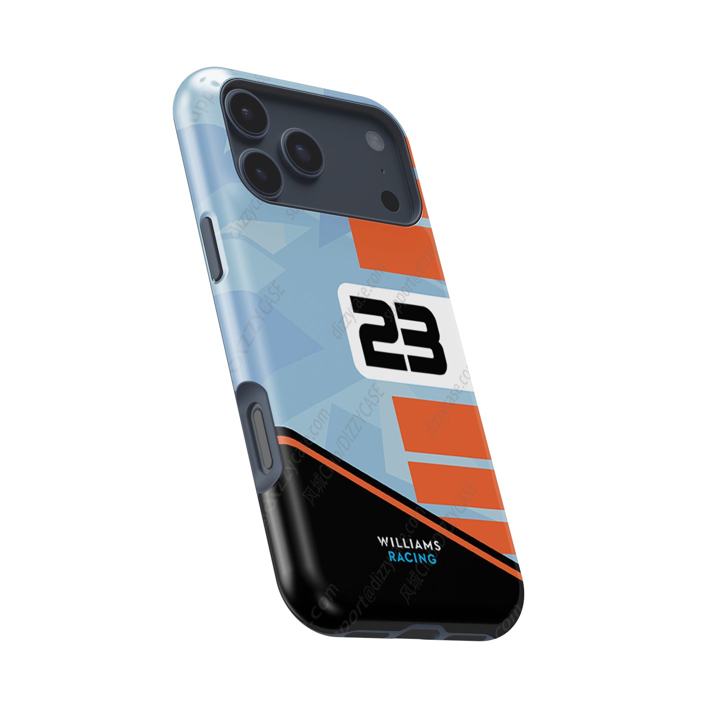 Williams Gulf Livery Alex Albon Phone Case: Bold Racing Style | DIZZY CASE