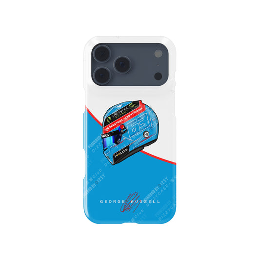Show Your Support with the George Russell GR63 2023 Helmet Phone Case | DIZZY CASE