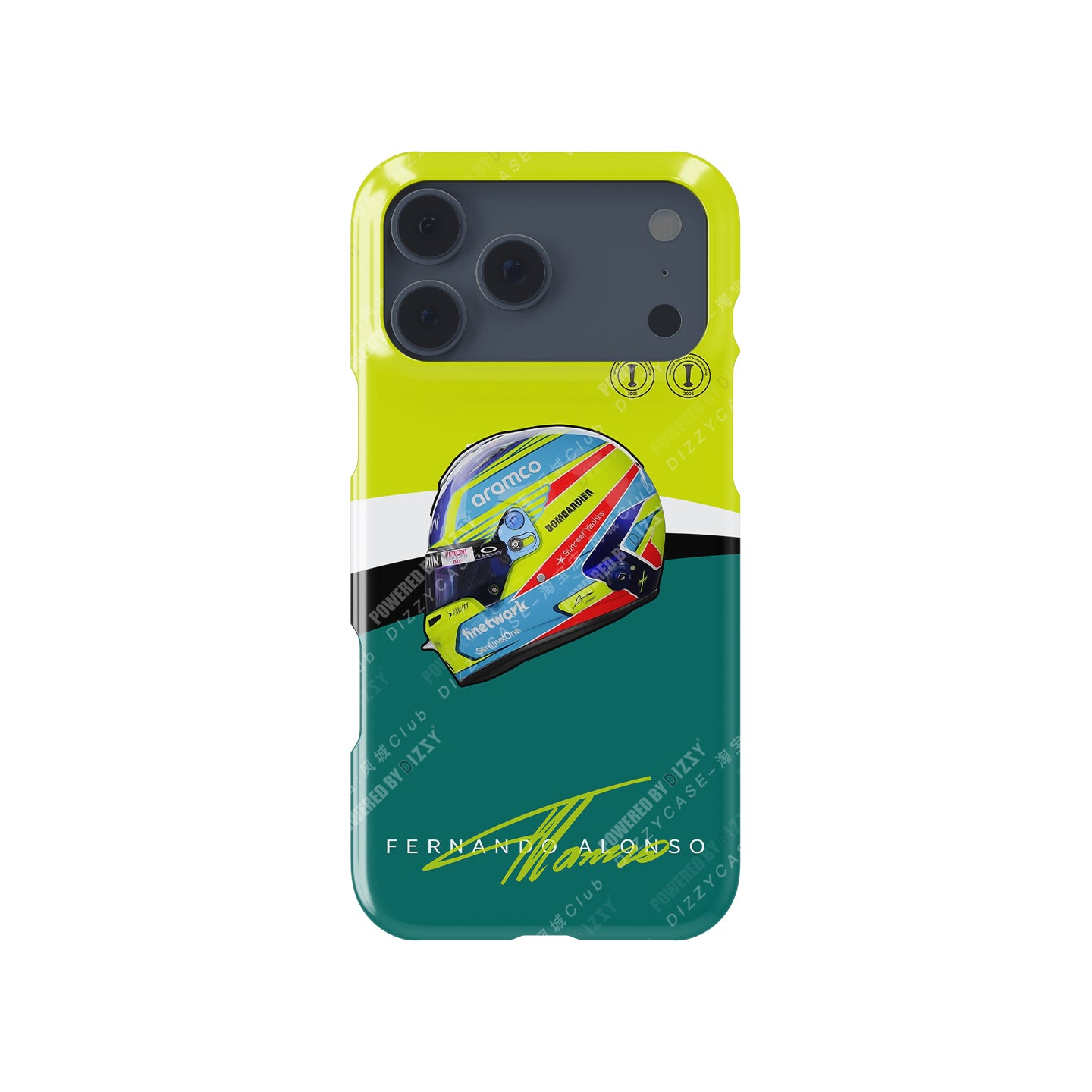 Fernando Alonso 2023 Helmet Phone Case: Stylish & Protective | DIZZY CASE